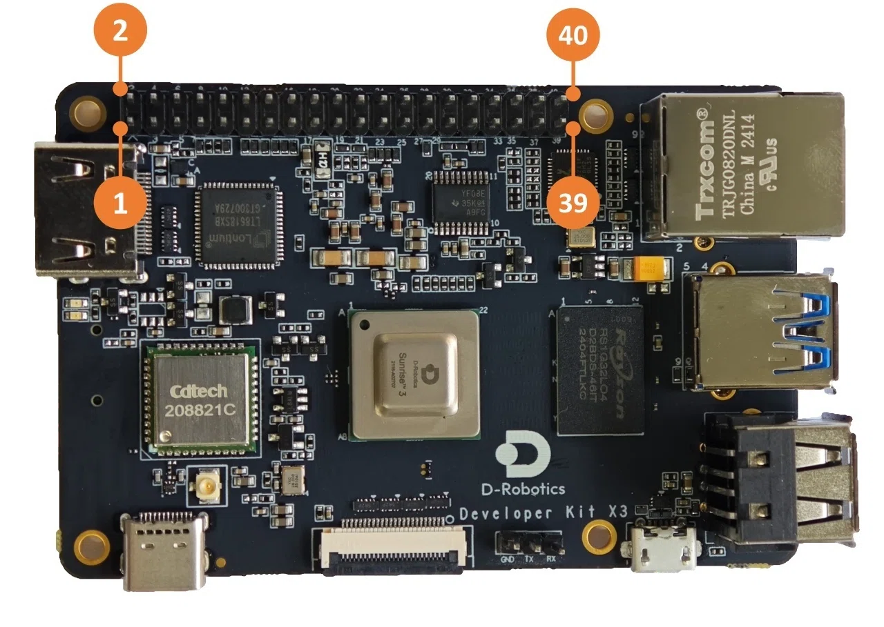 D-Robotics RDK X3 入門 (7) - 40PIN｜npaka