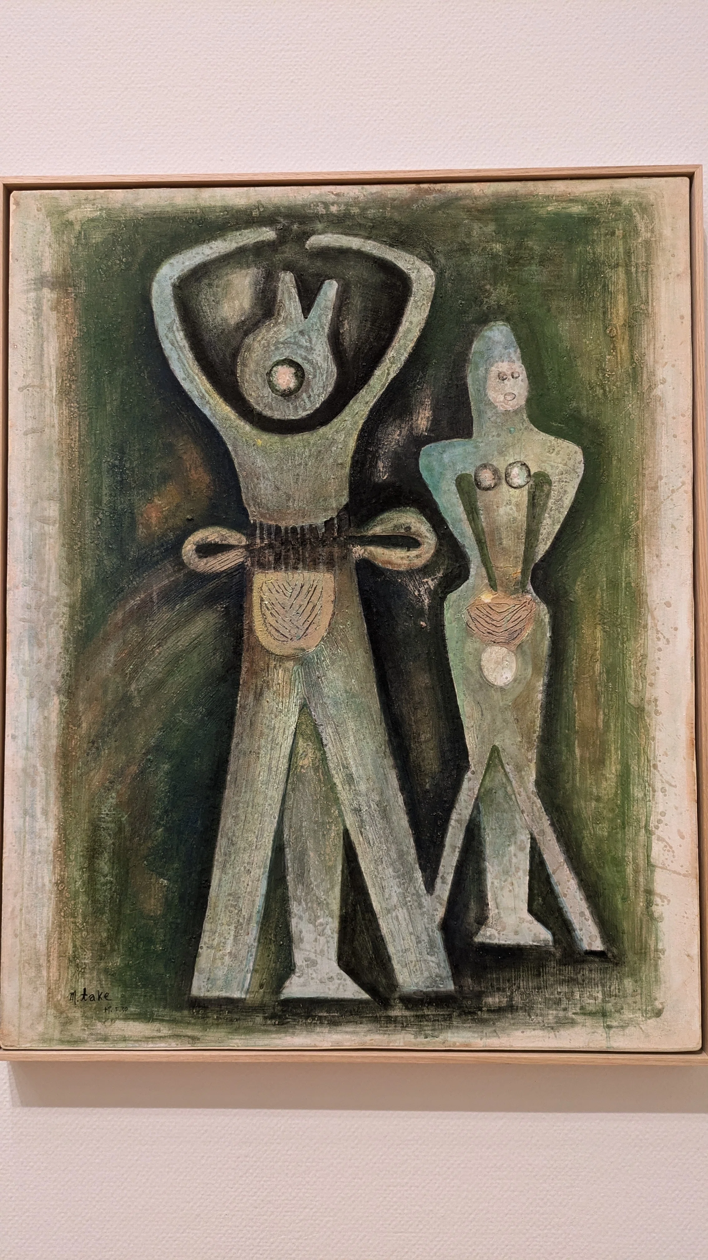 抽象画 S6号 絵画の水彩画で若松愛子が描いた抽象画「construction SM 