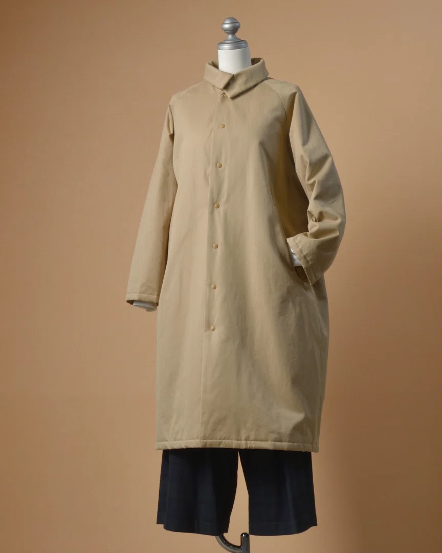 atelier naruse アトリエナルセ コットン中綿コート|CHELSEA 四日市 atelier naruse アトリエナルセ コットン中綿コート|CHELSEA 四日市
