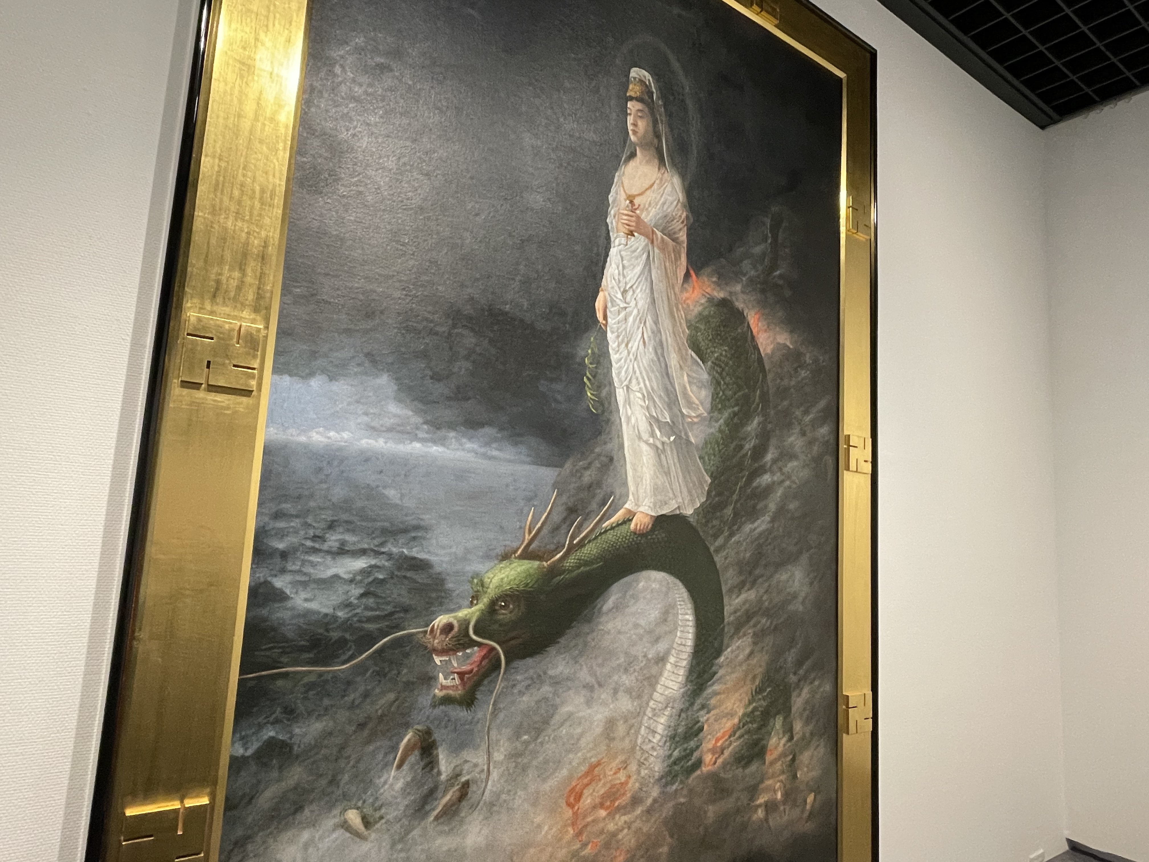 原田直次郎の描いた愛らしい表情の『龍』｜かわかわ