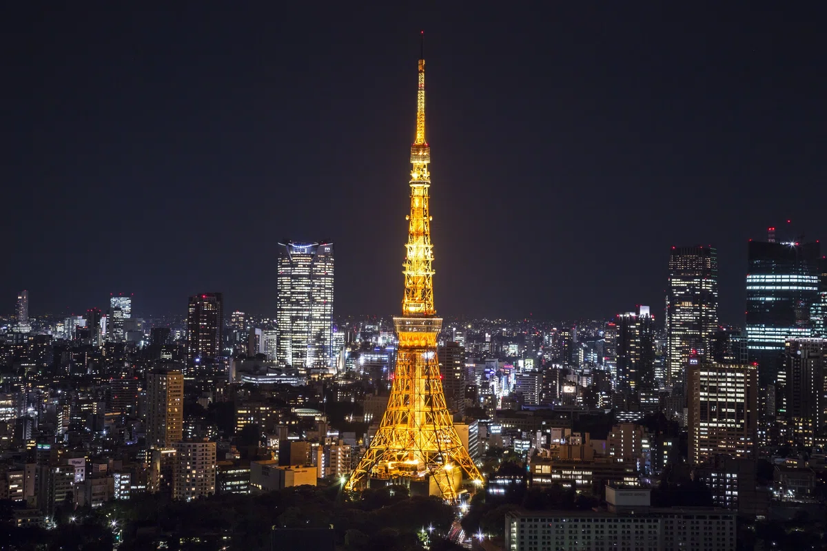 東京タワーの夜景