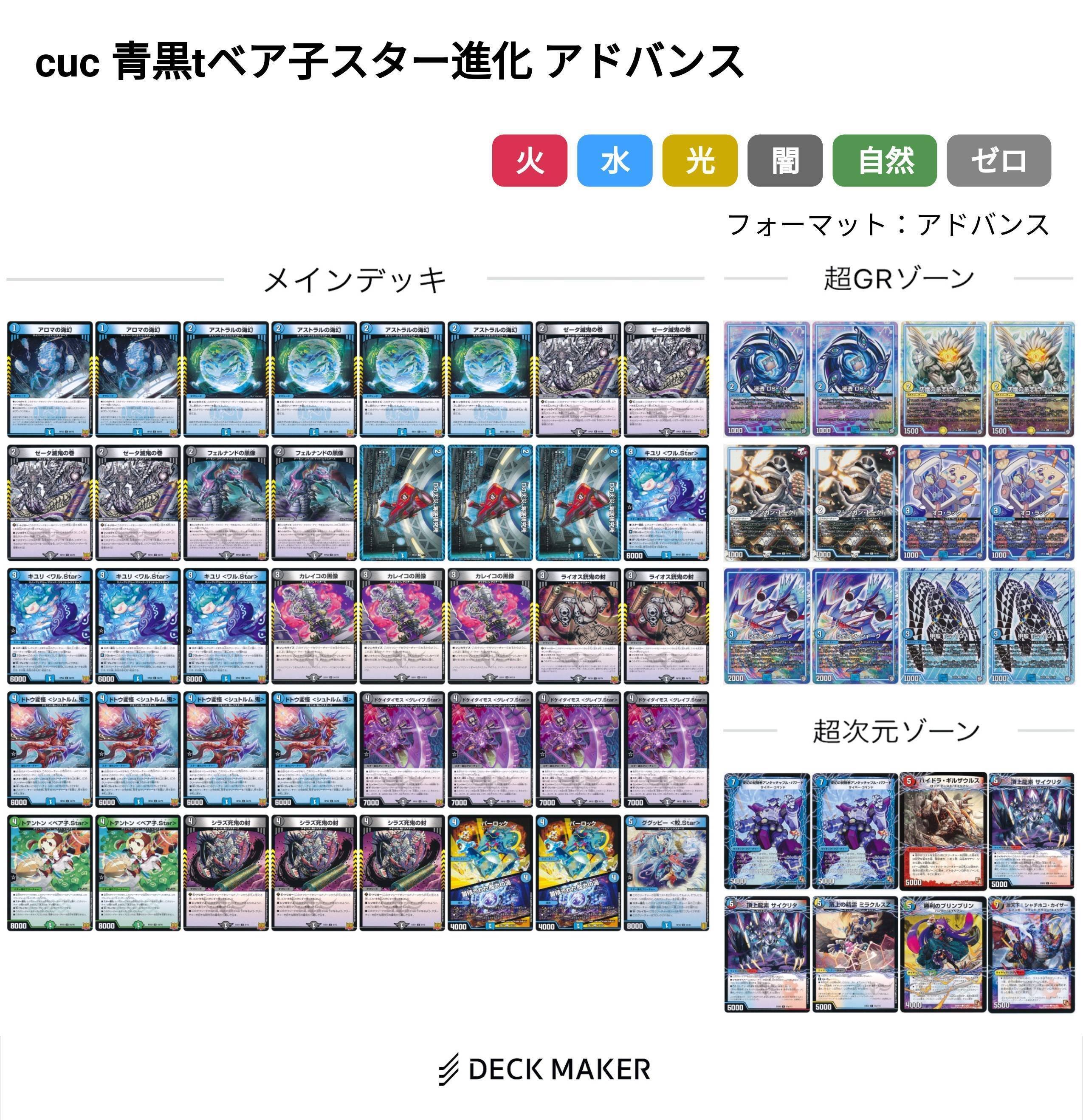 デュエルマスターズ フェアリーch 青白運だけ工兵退化デッキ 8月26日