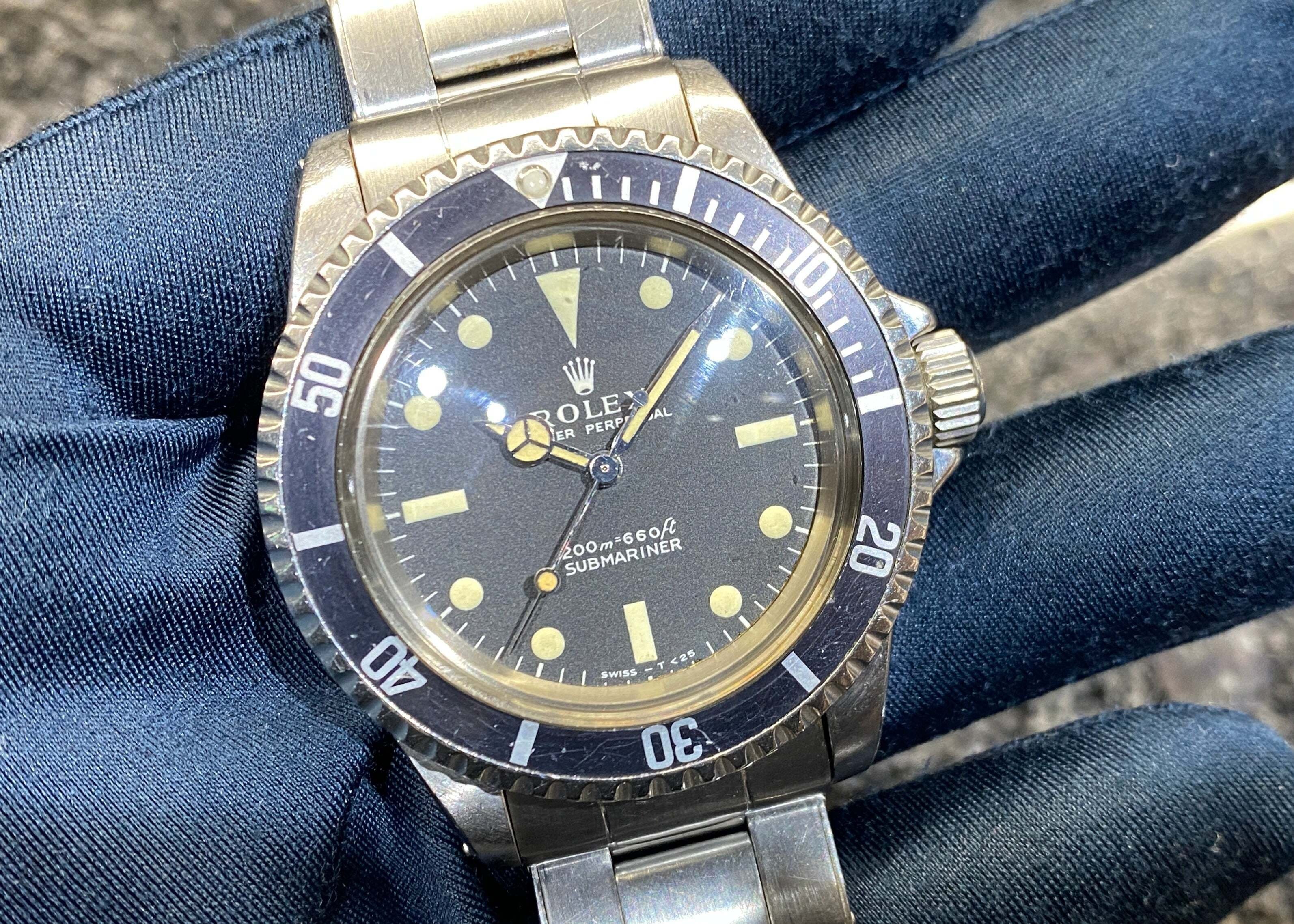 ヴィンテージ スイスリベットブレス7206 FF80 サブマリーナ GMT