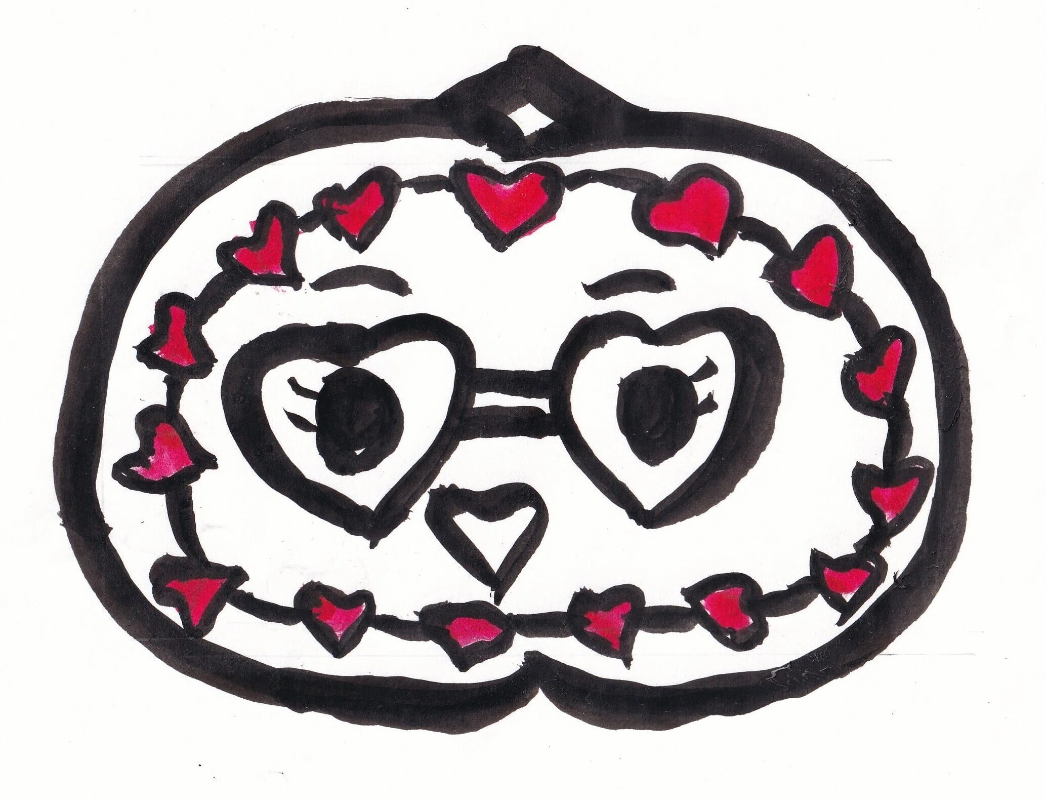 94歳が描く💗のイラスト｜山田幸子フリーアナウンサー