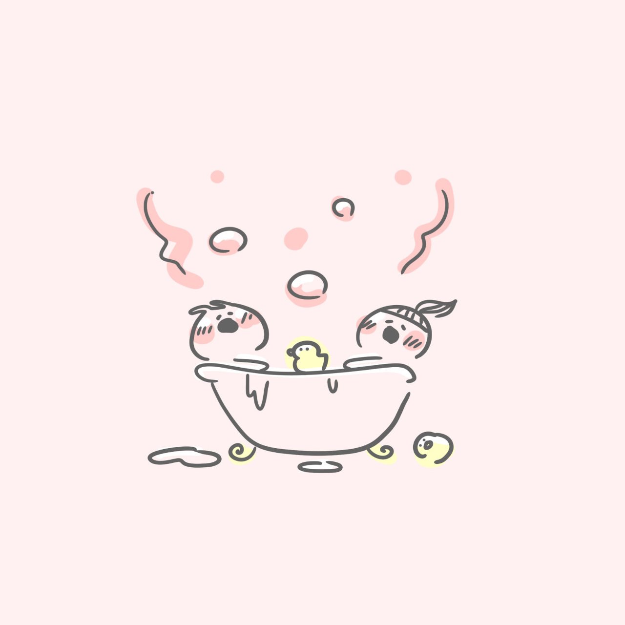 中２長女と母のふろトーク＆風呂歌：APT.とかも挑戦してみる｜ヨンハチ