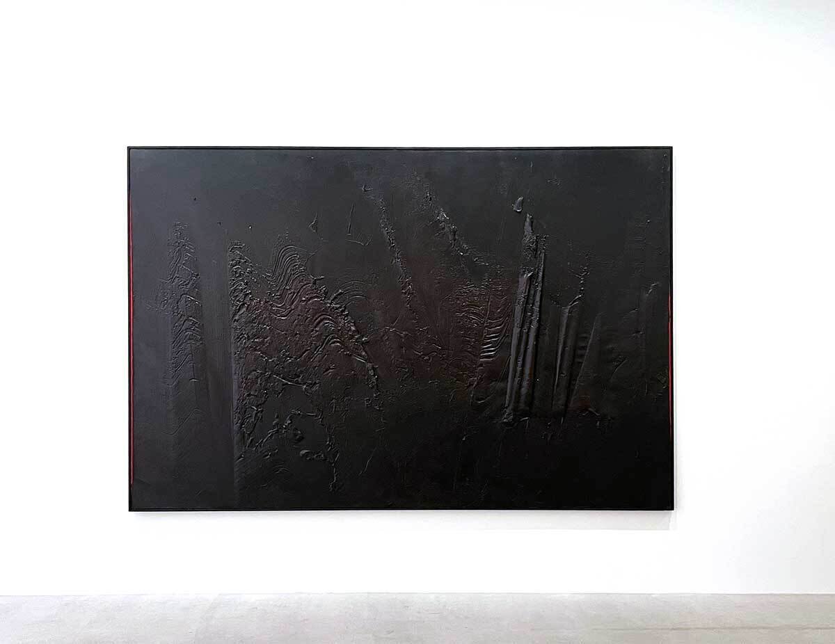 白髪一雄 抽象画 具体 肉筆画 額装 直筆サイン有 模写 展覧会レポート】白髪一雄 + 金山明 「プラス・マイナス 生誕100周年