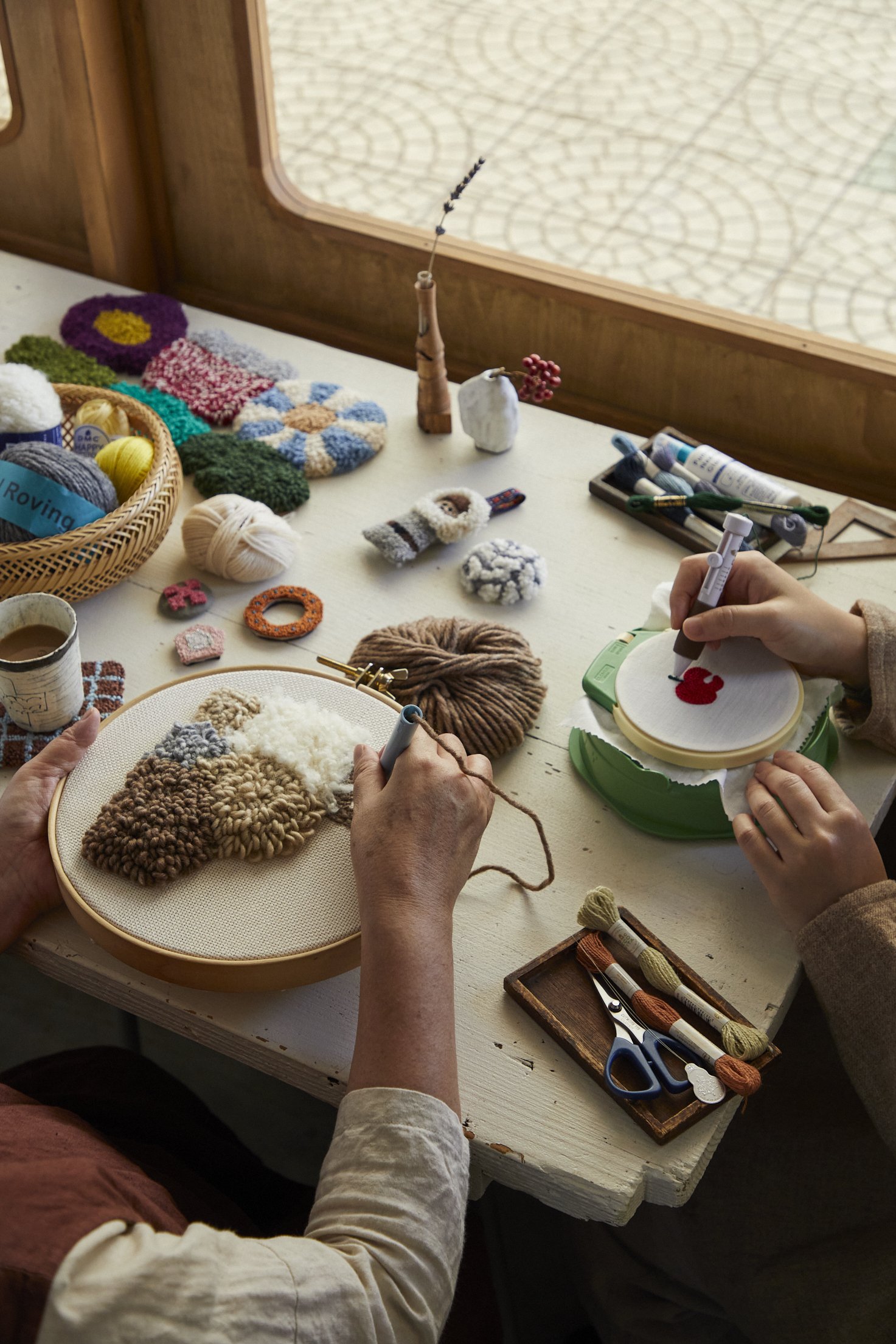 初めてでも失敗しない！絵を描くように刺す「パンチニードル」で