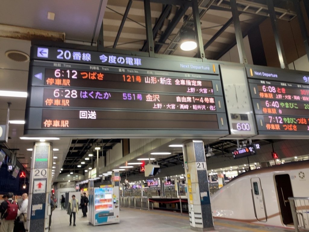 E8系「つばさ」初乗車と「小さな旅ホリデー・パス」の旅｜Yukimura Ani