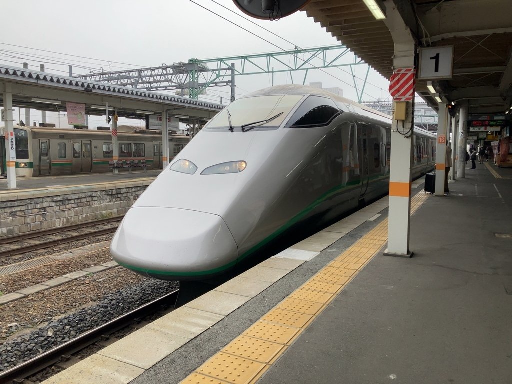 E8系「つばさ」初乗車と「小さな旅ホリデー・パス」の旅｜Yukimura Ani