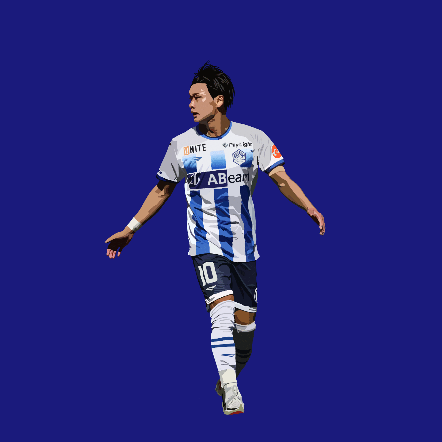 モンテディオ山形】氣田亮真イラスト｜442 /よんよんに。