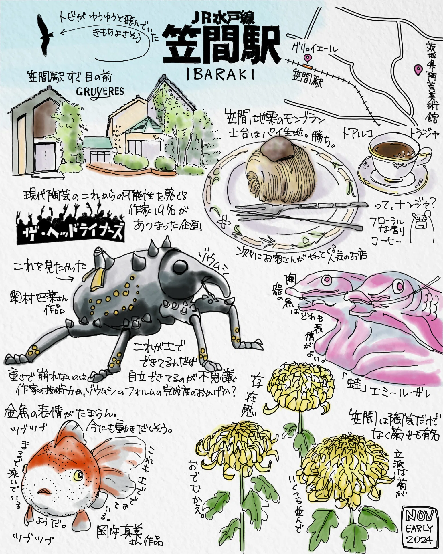 週刊】自然ガイドと街歩き｜笠間でゾウムシ｜くますけ｜自然ガイド