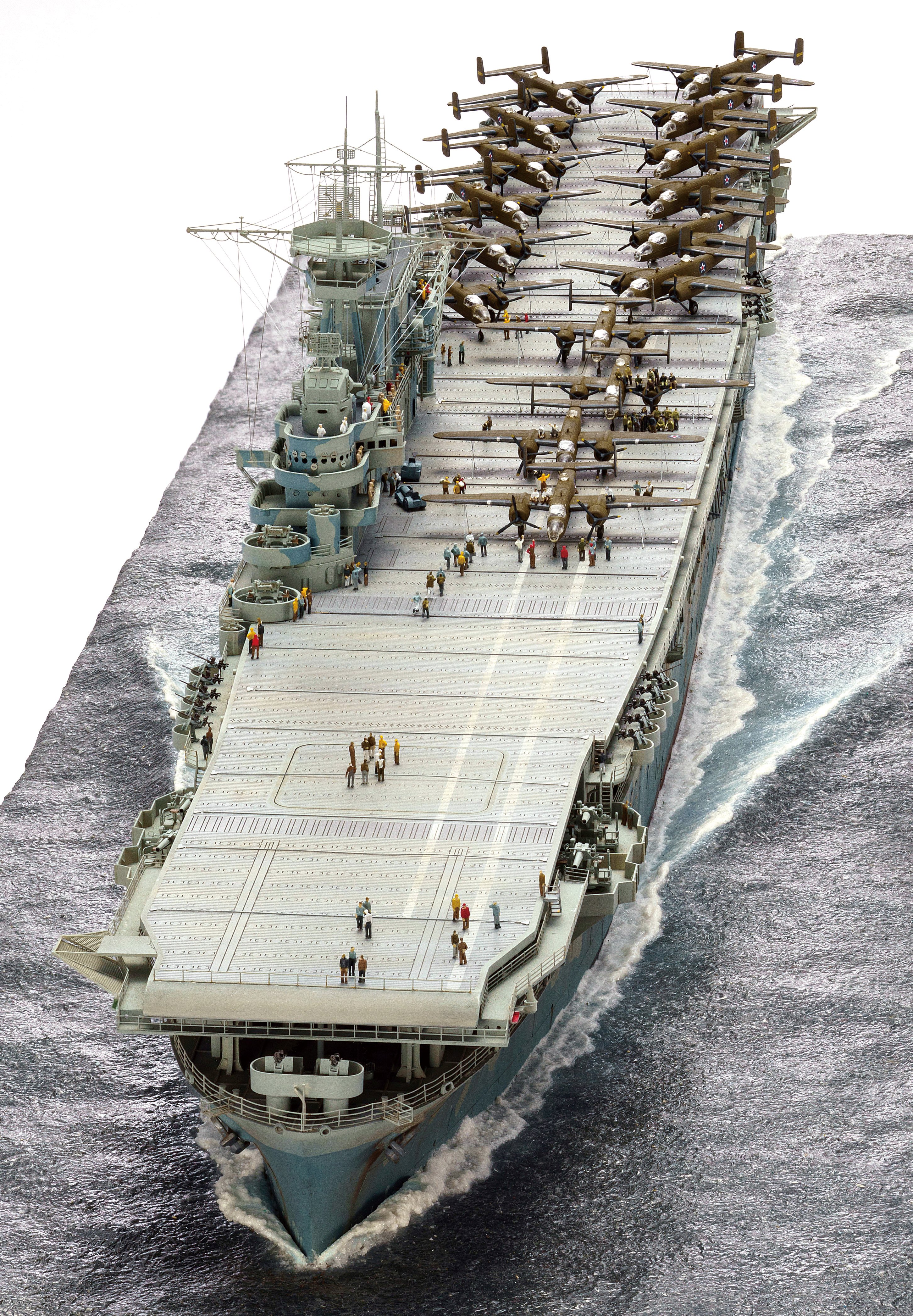 中古プラモデル 1/200 アメリカ海軍 航空母艦 CV-6