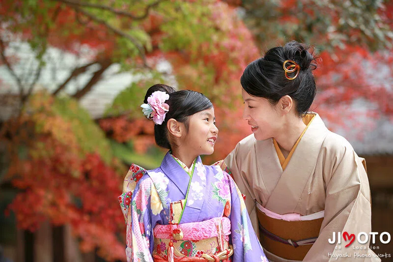 手向山八幡宮で七五三出張撮影