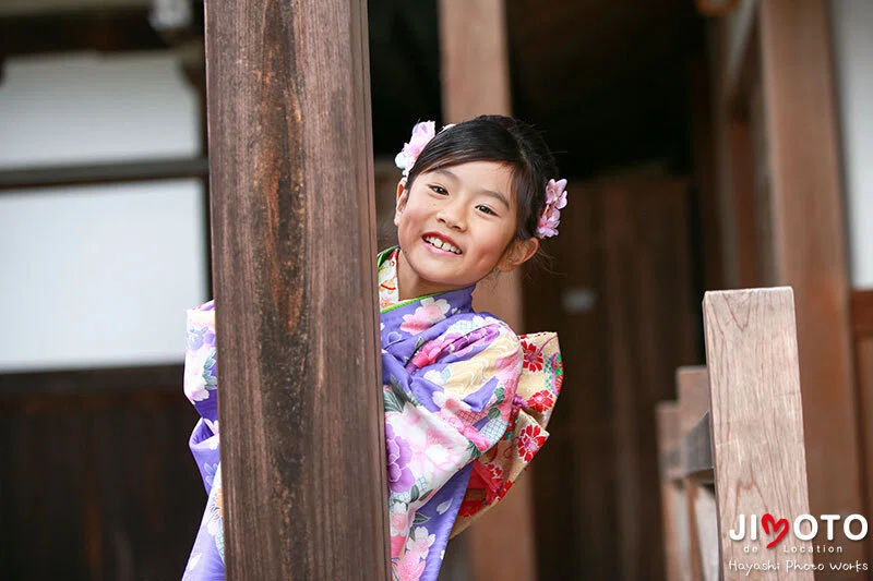 手向山八幡宮で七五三出張撮影