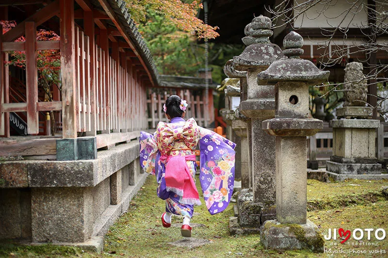 手向山八幡宮で七五三出張撮影