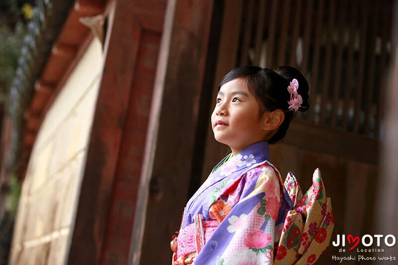 手向山八幡宮で七五三出張撮影