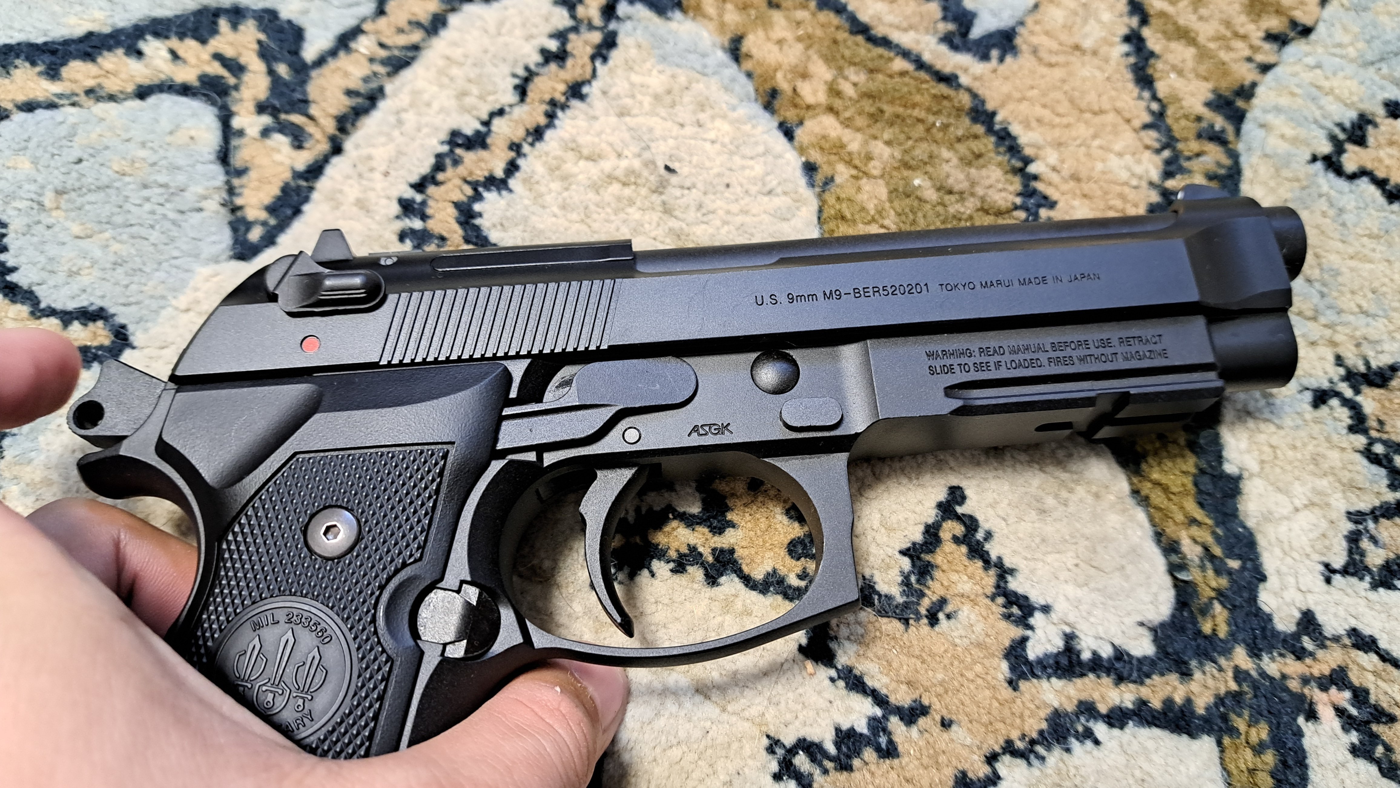 【美品】ベレッタ M9A1／東京マルイ・ガスブローバック 東京マルイ ベレッタM9A1 ガスブローバック M9A1 - ガスブロー