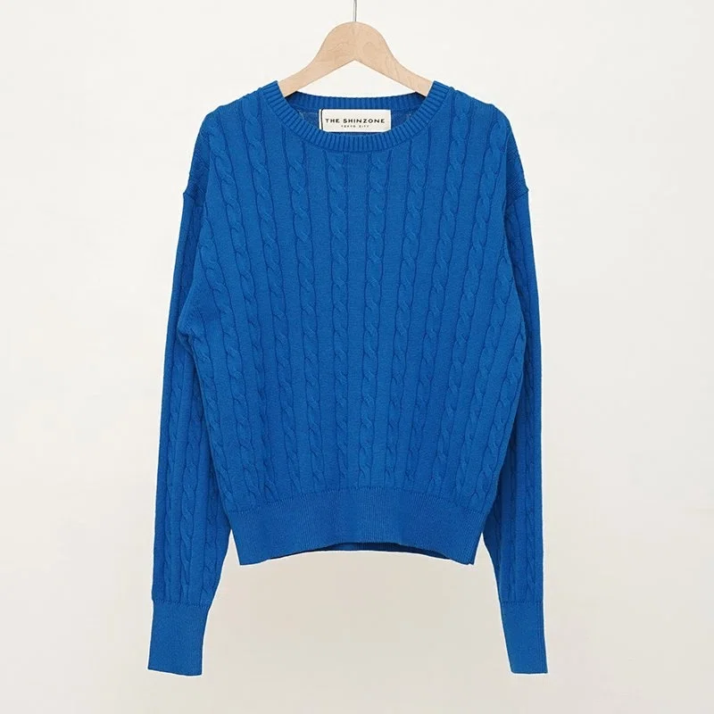 シンゾーン   ケーブルニット THE SHINZONE(ザ シンゾーン)ARAN CABLE KNIT PULLOVER アランケーブル