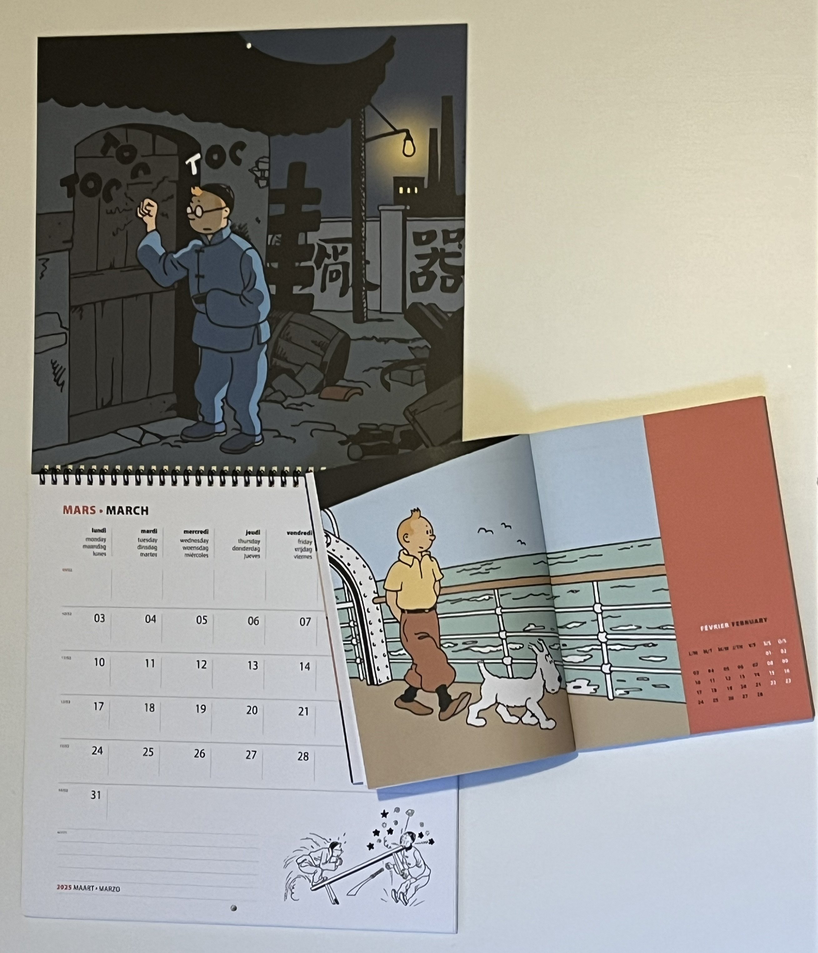タンタンの冒険　カレンダー　5冊セット タンタンの冒険 カレンダー 5冊セット TINTIN JAPAN