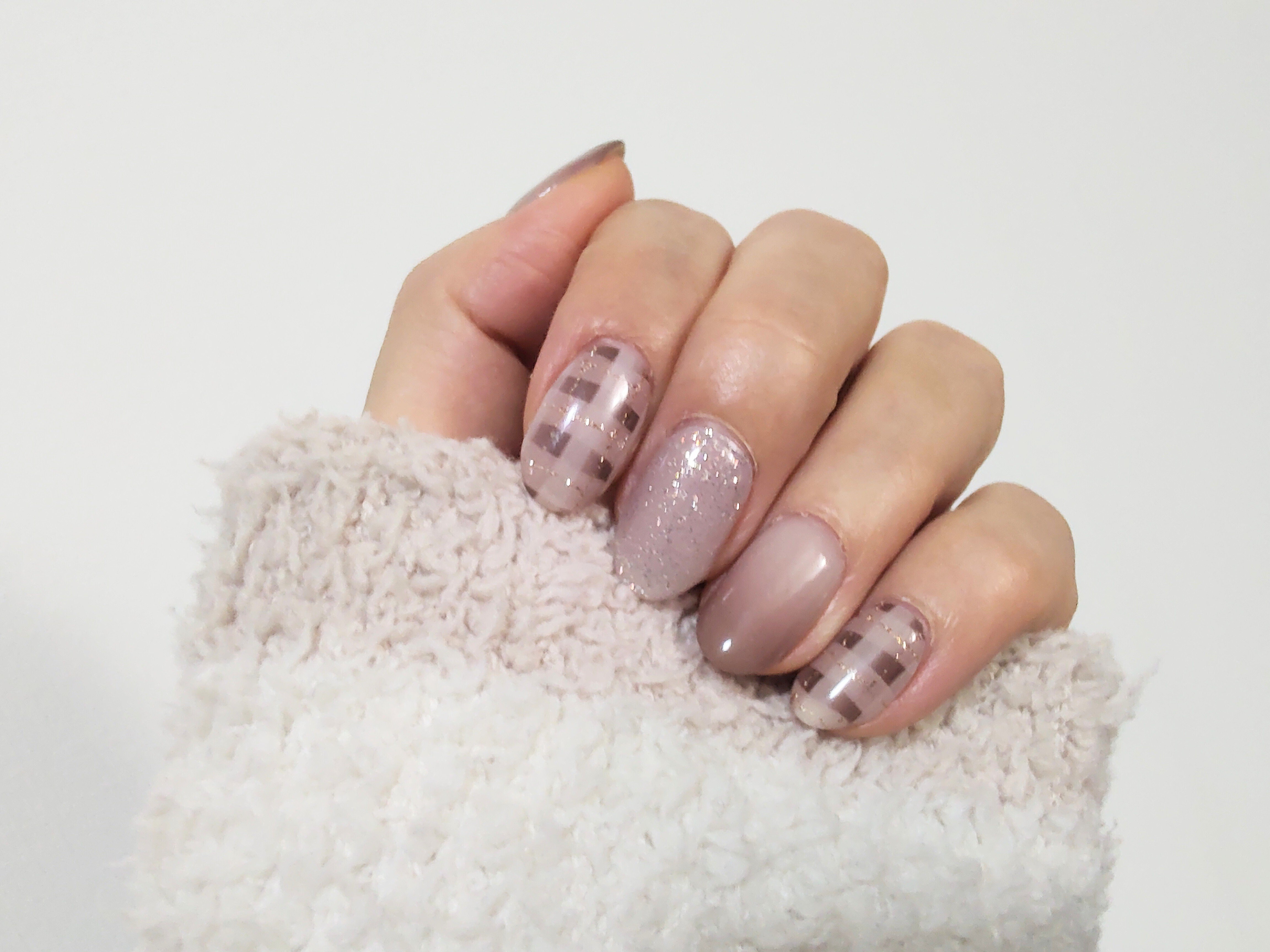 オーダーネイルチップNo.106 冬 ぷっくりクマさん ニット ブランケット 2026年冬トレンドくまのネイルデザイン集｜人気順｜ホットペッパー