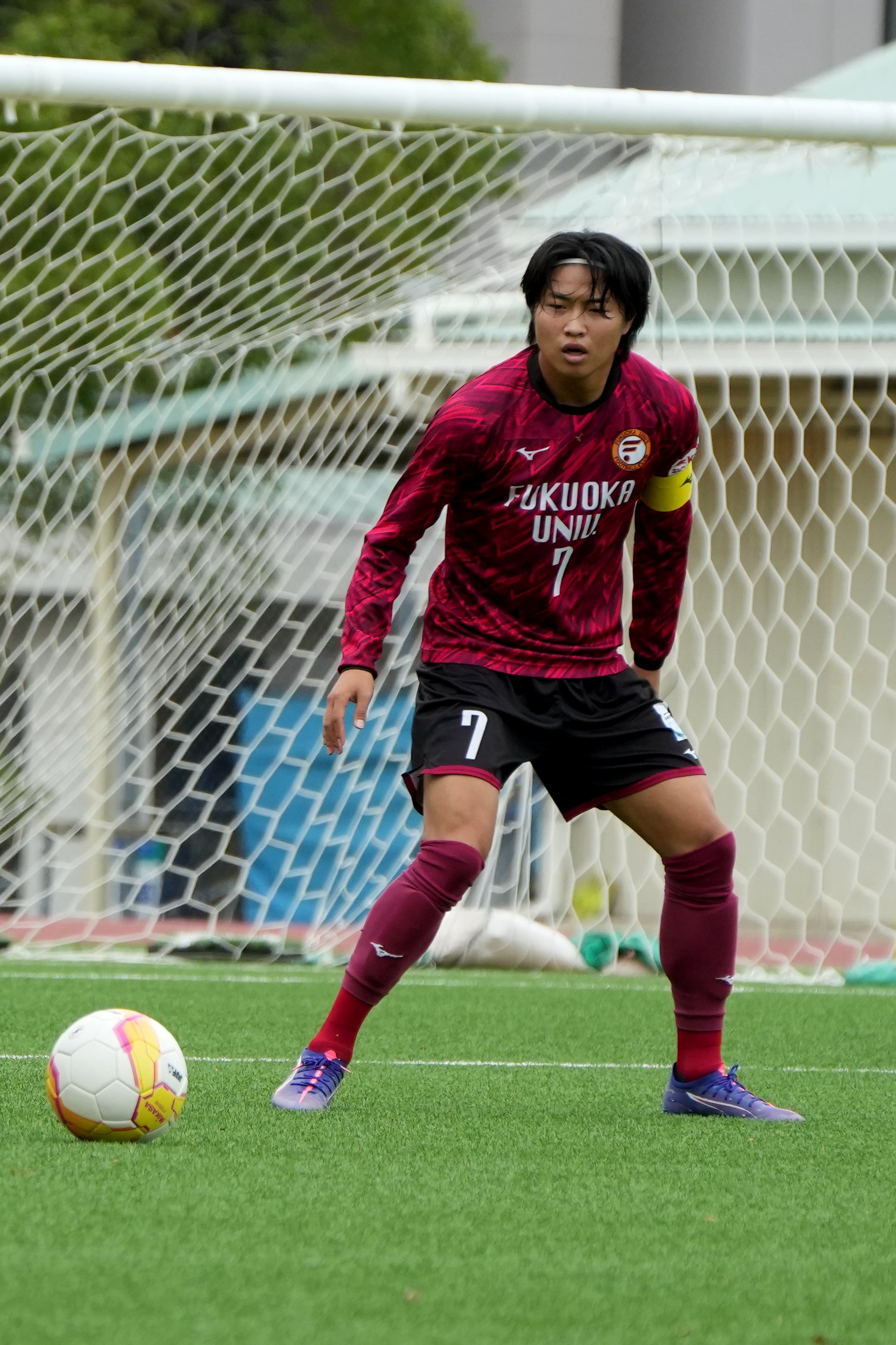 九州大学サッカーリーグ第21節 九州産業大学×福岡大学戦 白熱した手に