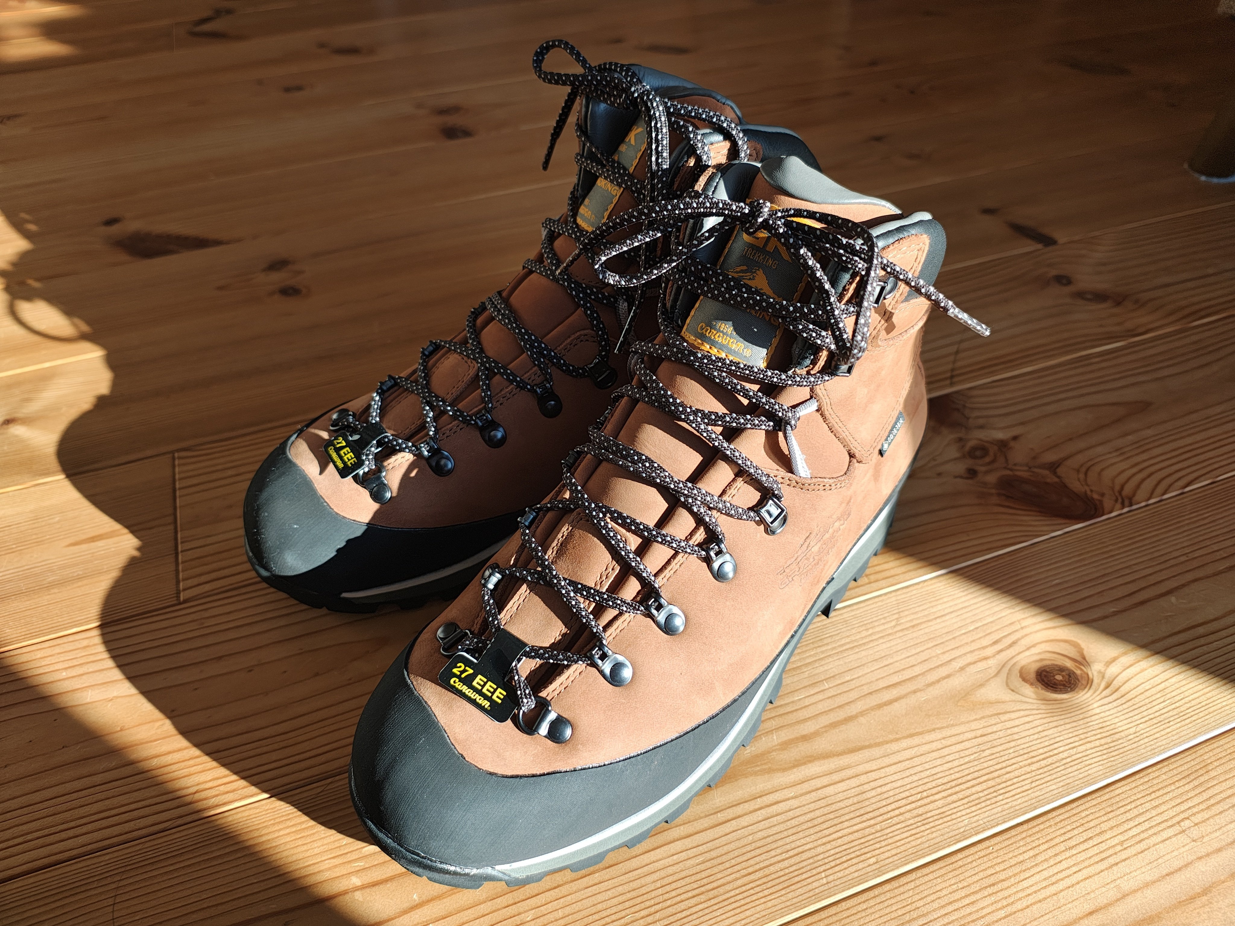 キャラバン グランドキング（GK85）登山靴のワックス加工（2025