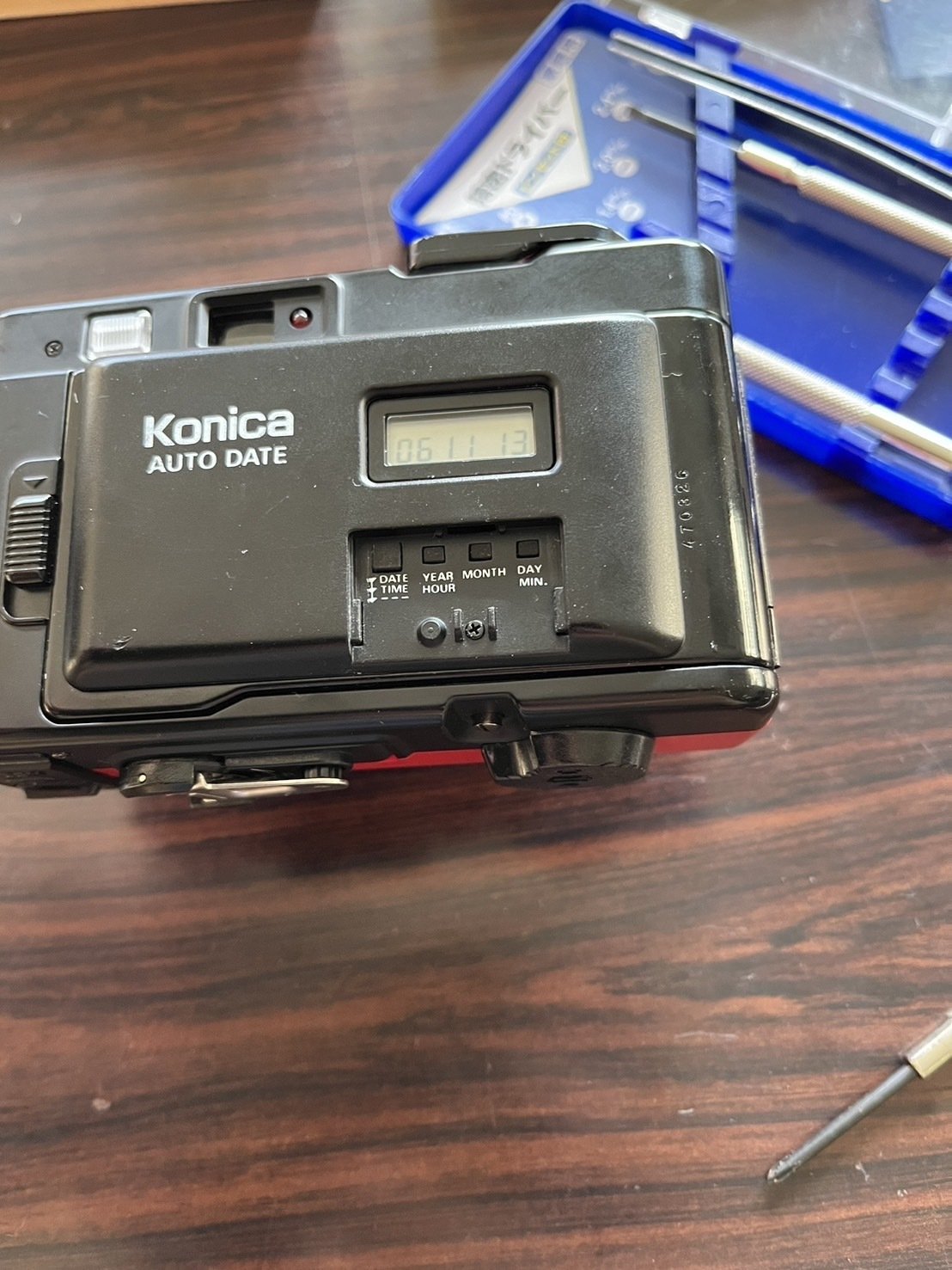 Konica EFJ Black Auto Date Point & Shoot Film Camera FROM