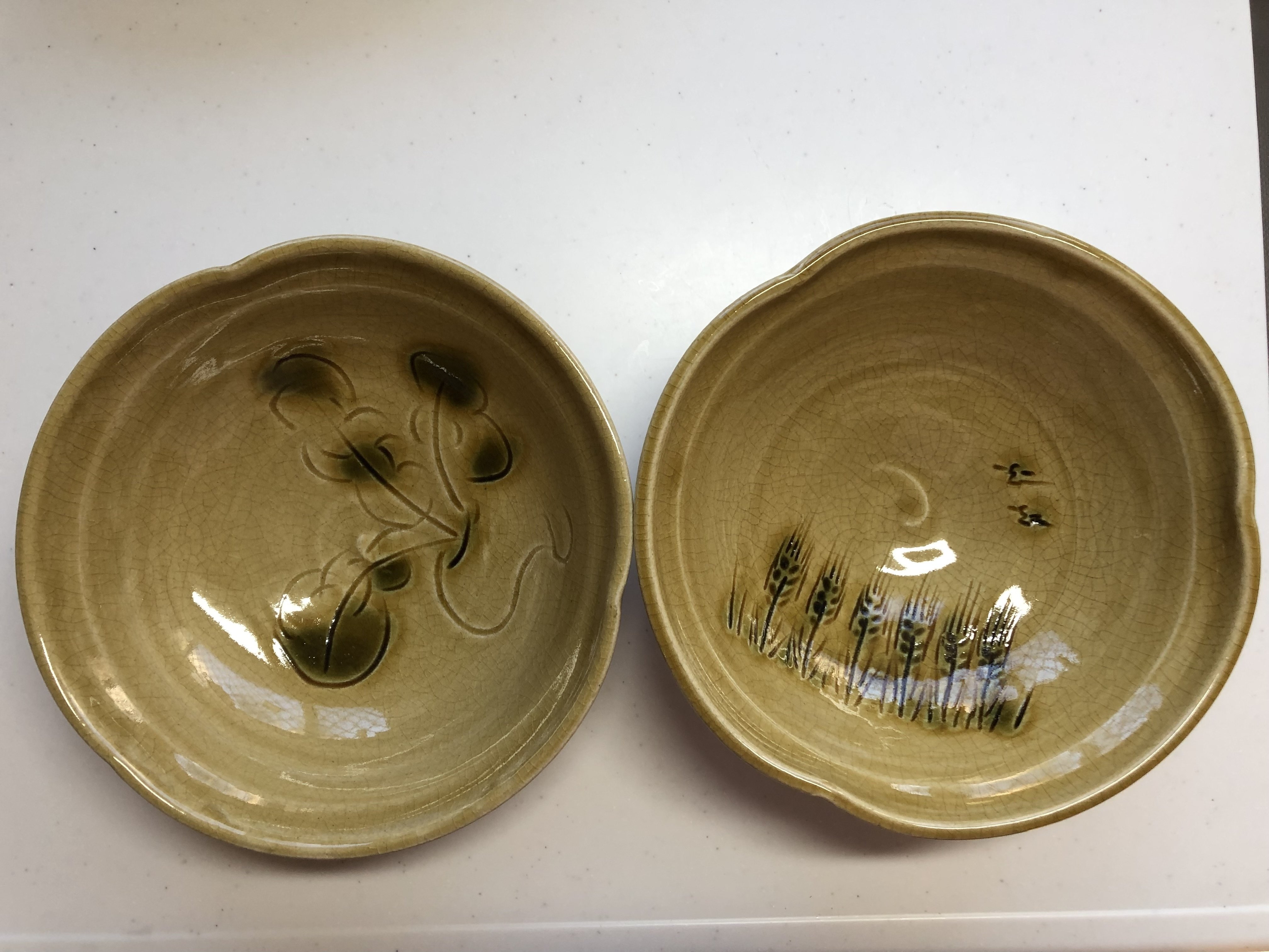 中島卓　黄瀬戸茶碗　飛鳥窯 中島卓 黄瀬戸茶碗 飛鳥窯