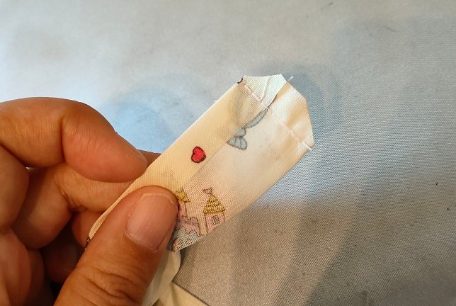虹色のきものの作り方⑧】大人用六通帯を，子ども用ふくら雀風