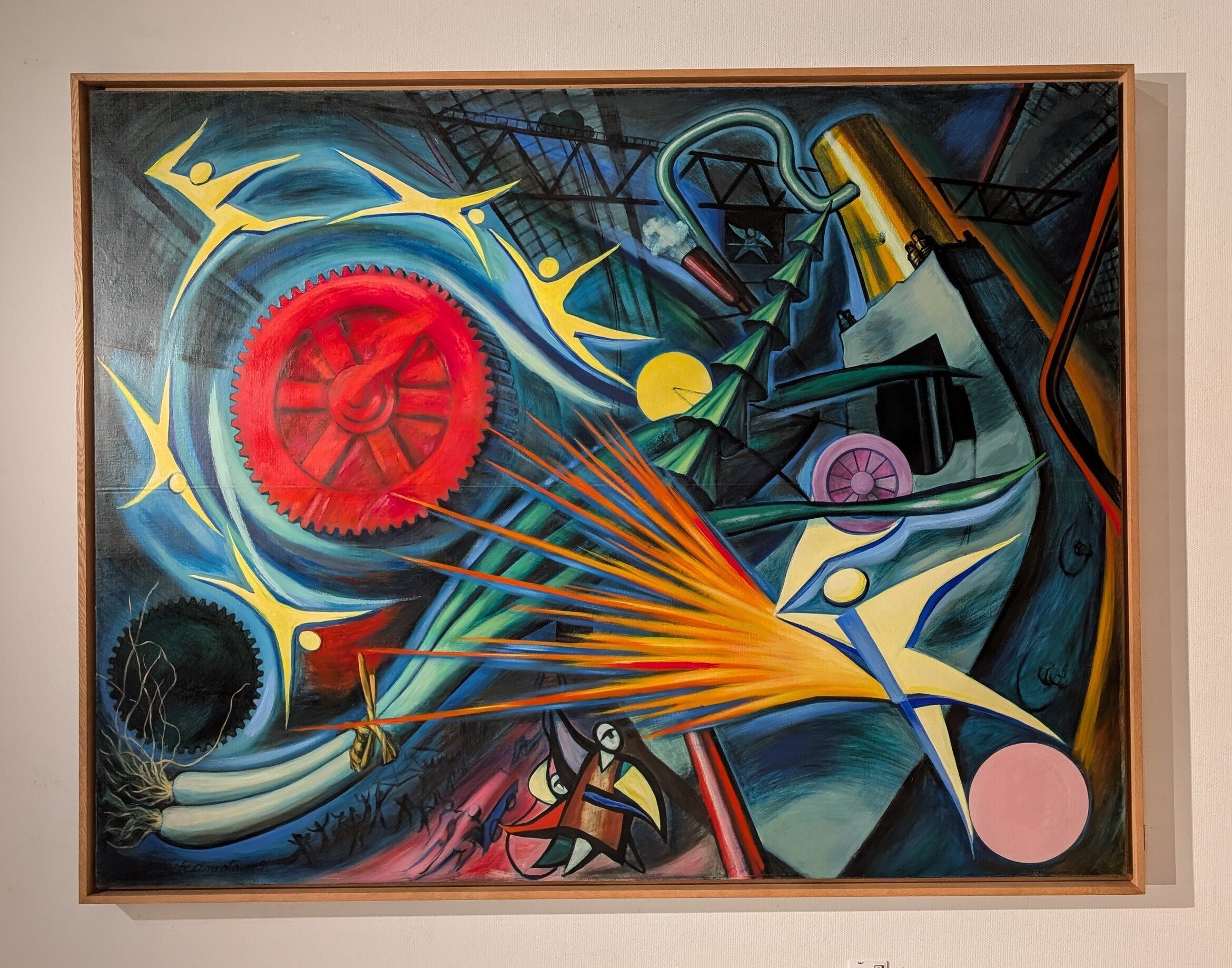 岡本太郎 絵画 額縁 来す 美術館