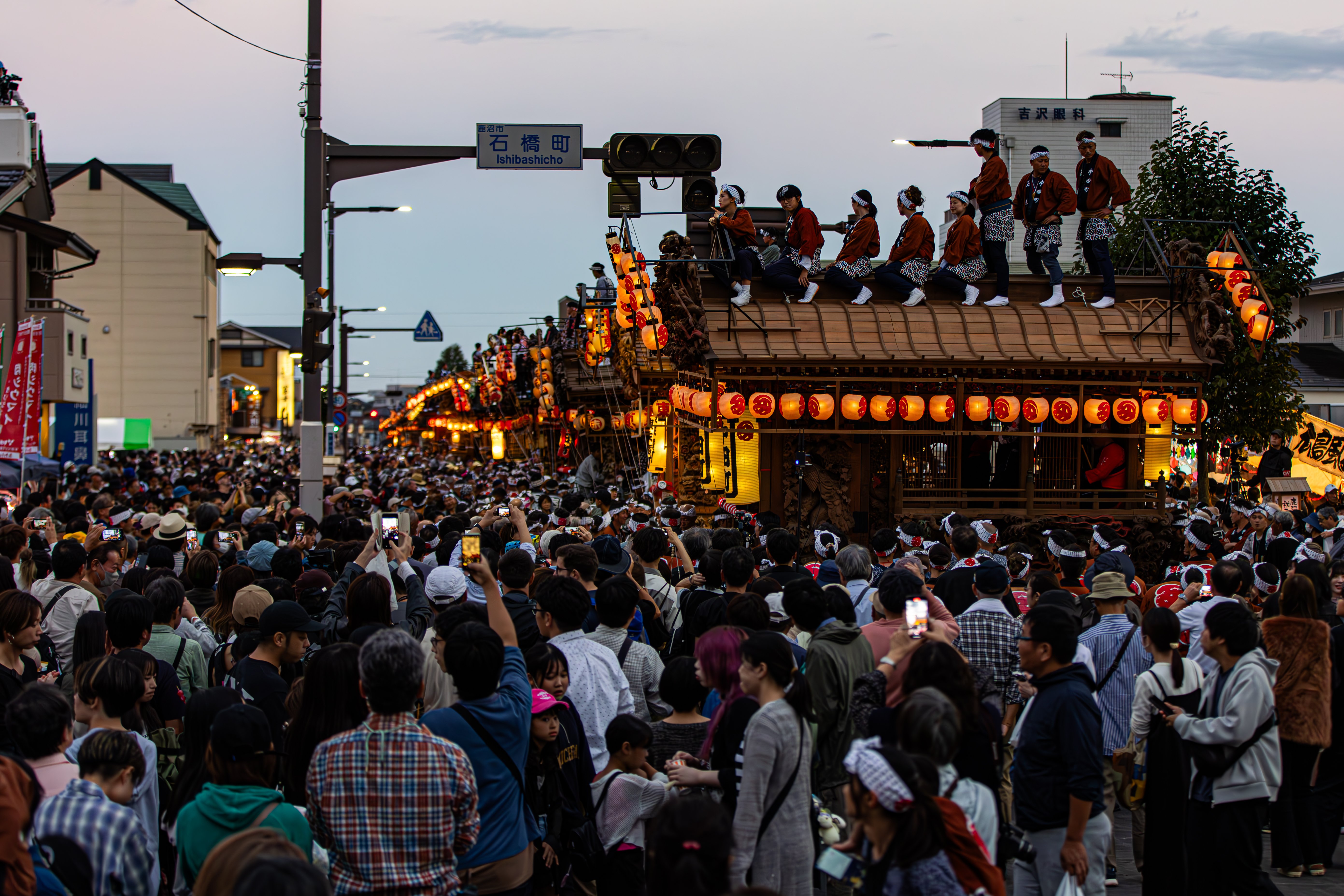 栃木県鹿沼市】実装期間は4日。「鹿沼秋まつり」での駐車場混雑状況