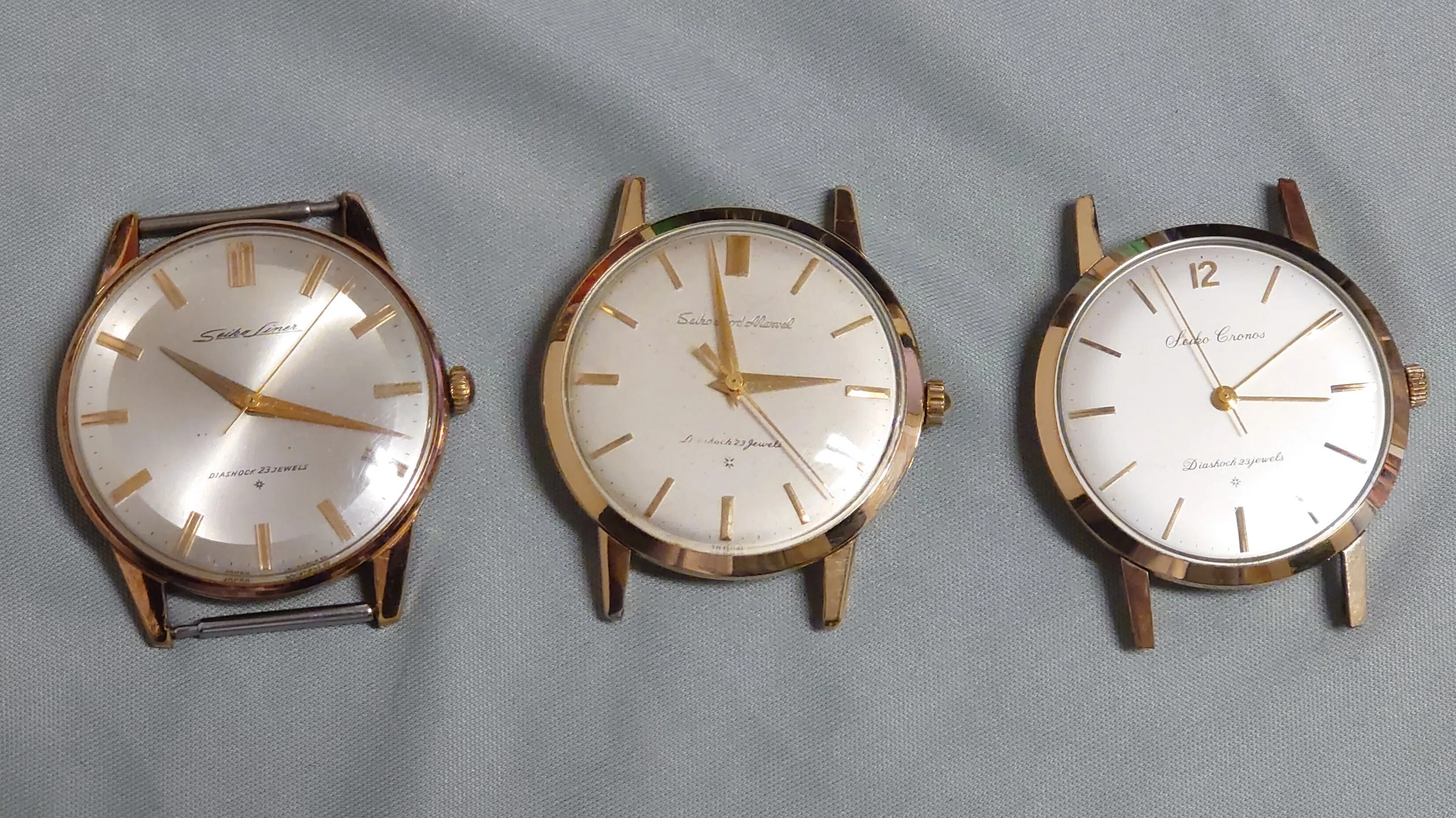 セイコー マーベル21石手巻き腕時計2024年11月OH済み SEIKO セイコーマーベル Sマーク DIASHOCK 21石｜コウのつぶやき