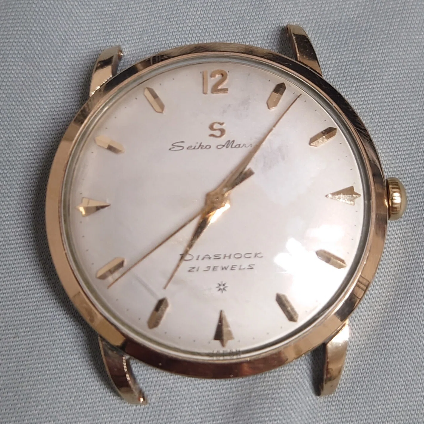 SEIKO セイコーマーベル Sマーク DIASHOCK 21石｜コウのつぶやき