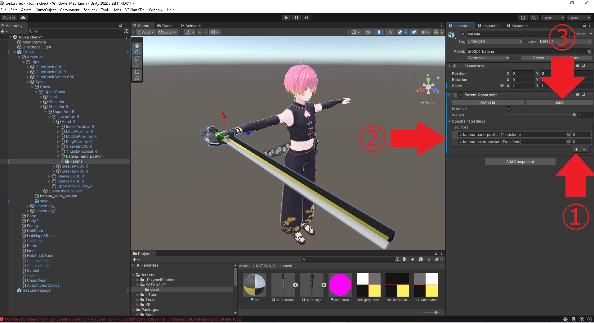 Object Names List Unity modification for VRC avatars: Moving object positions (e.g ...
