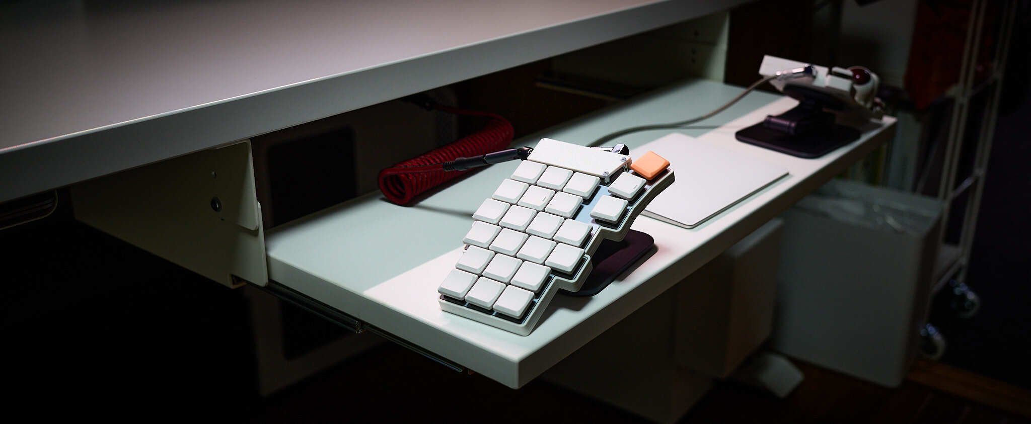 Preducts POLAR ワイドモデルが届いた #3-1 (キーボードトレイその後