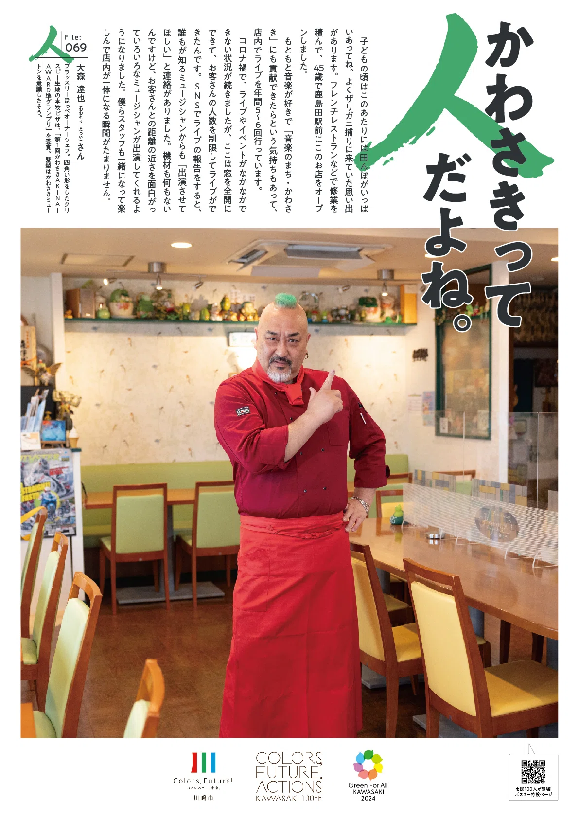 ほっこりポスター】かわさきって人だよね。（File:069 大森 達也