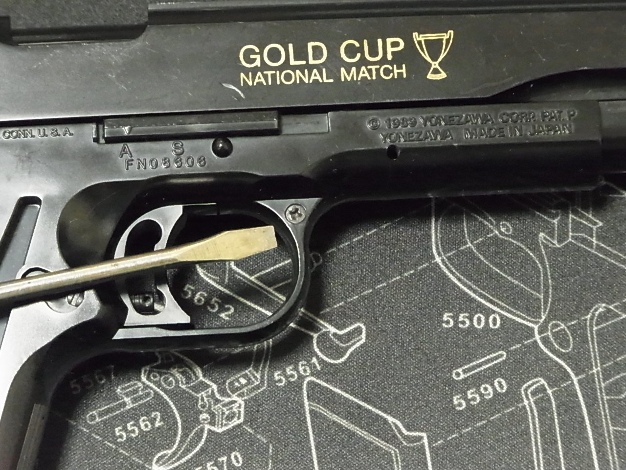 懐かしのトイガン 分解note その1 ヨネザワ ナショナルマッチ｜ももみ堂