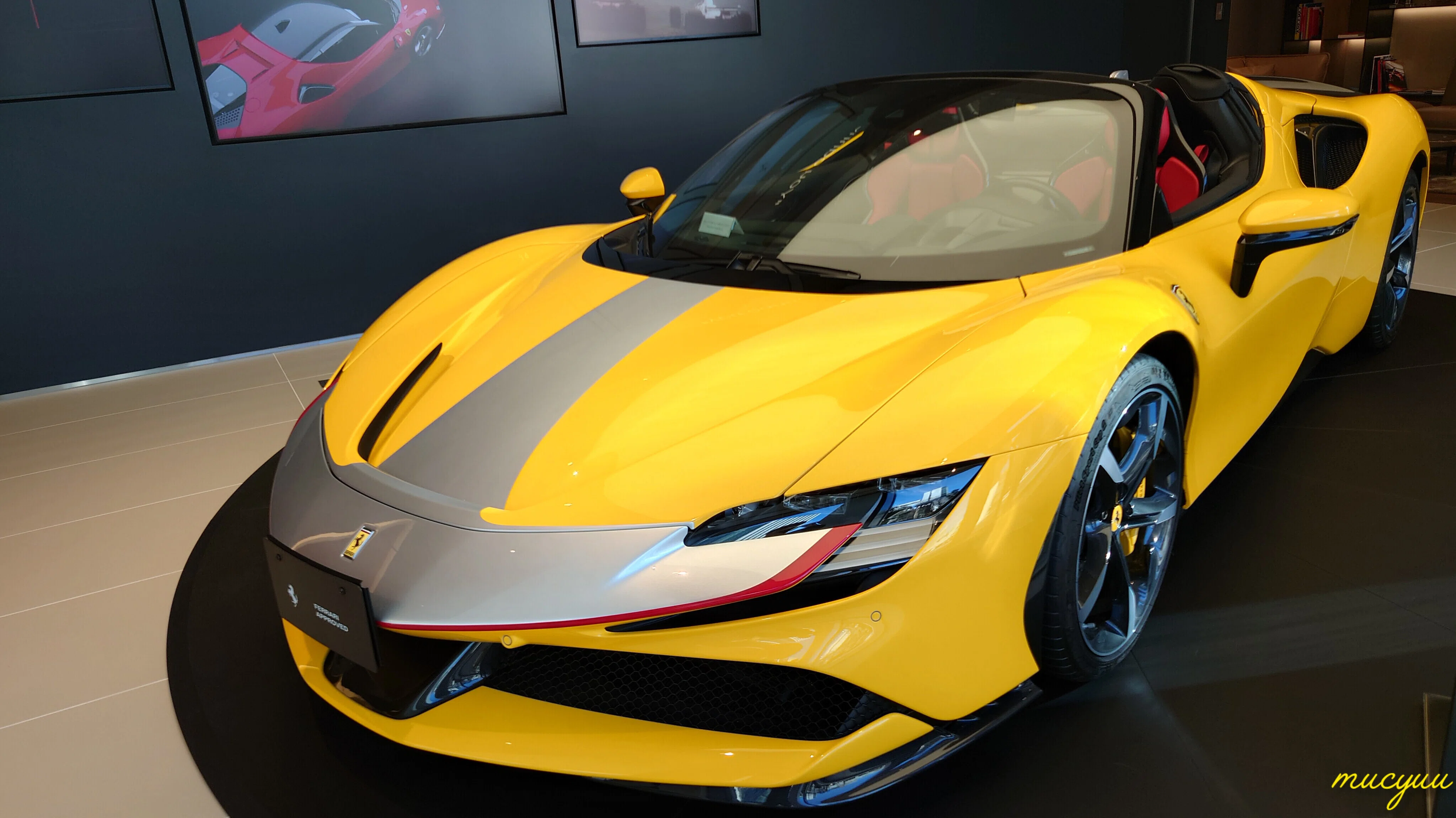 フェラーリSF90スパイダーを見学する事ができましたImpact of new