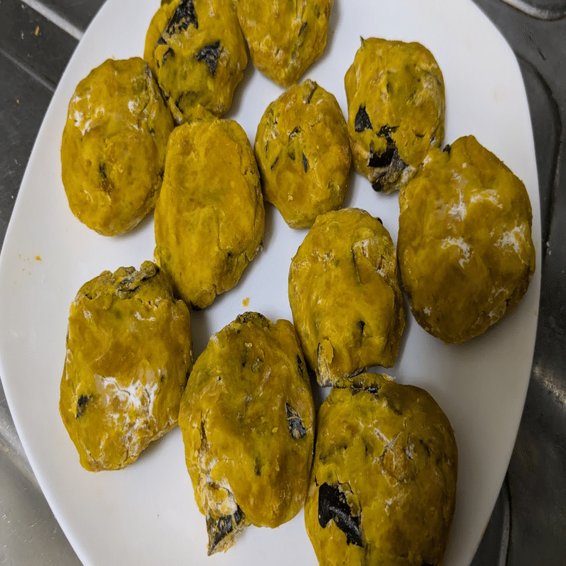 かぼちゃ餅🎃もちもち食感🥰材料2つ👉グルテンフリー！ほくほく嫌い