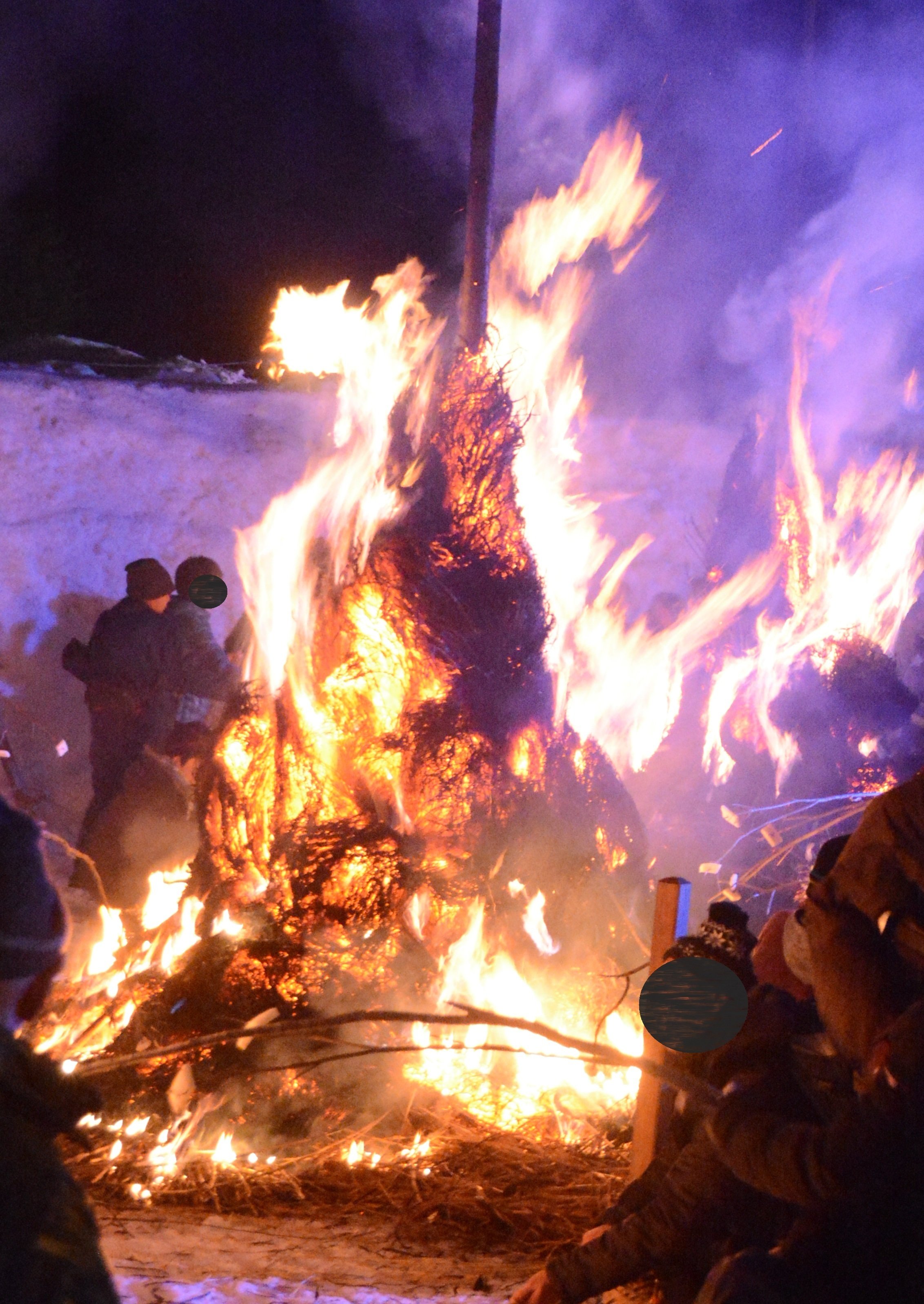 町のこと】県内最大級の雪まつり❆開催への道のり～おんべのための茅