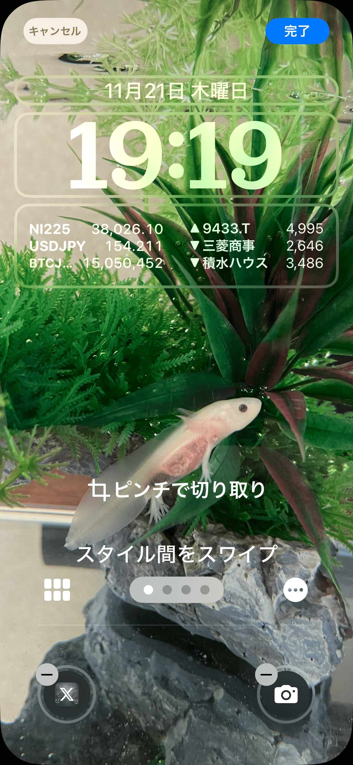 ⚠️株クラ特化型⚠️iPhoneウィジェット待受設定｜ぺにょ🦒🪸🫧