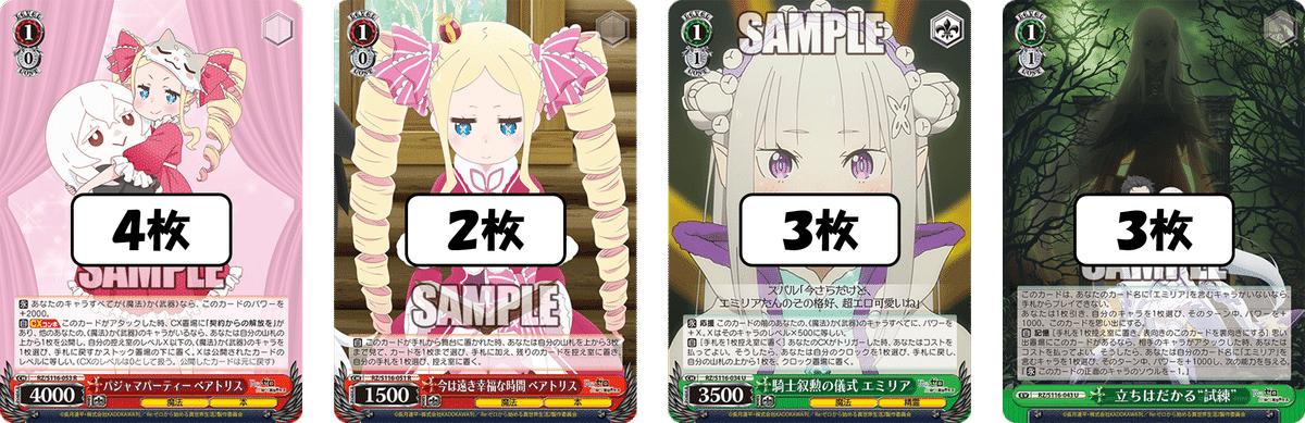 自分だけ自由に動きたい リゼロ4扉4宝【構築記事】｜しむ