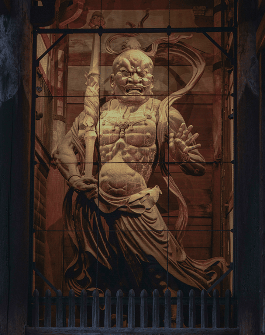 中島新光 “雲中供養菩薩” 木版画 版画 額装 仏教美術 平等院鳳凰堂 fit=scale-down,w=1200