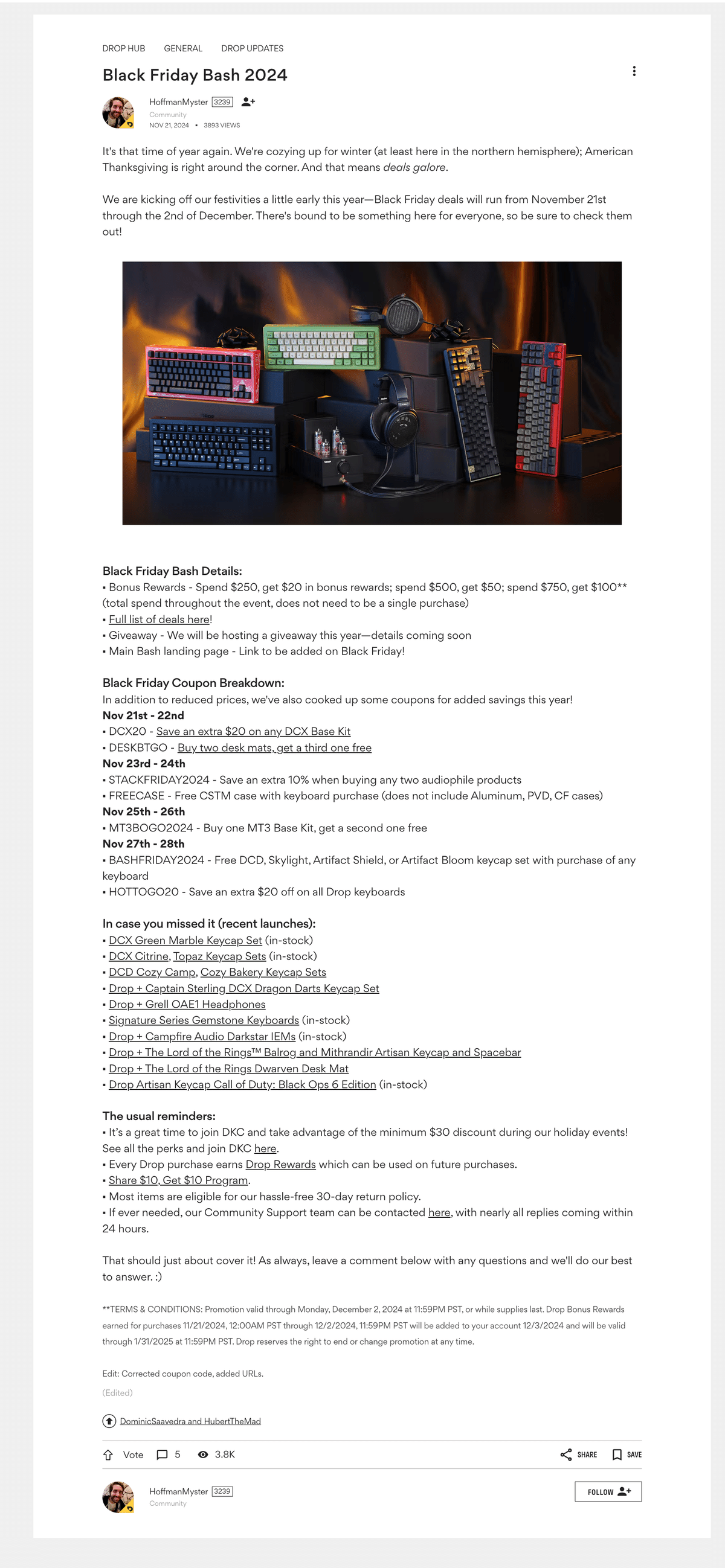 随時更新！2024年度版】キーボードECサイトのBlack