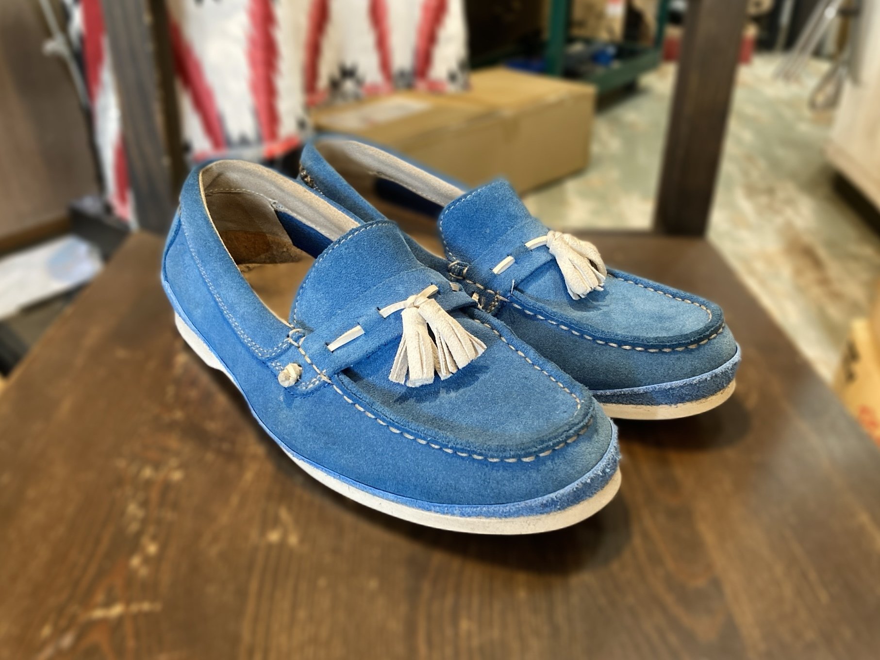 clarks ローファー スリッポン ドライビングシューズ ベージュ 24cm uk6G クラークス 美品Clarks クラークス ドライビングシューズ スリッポン レザー 黒
