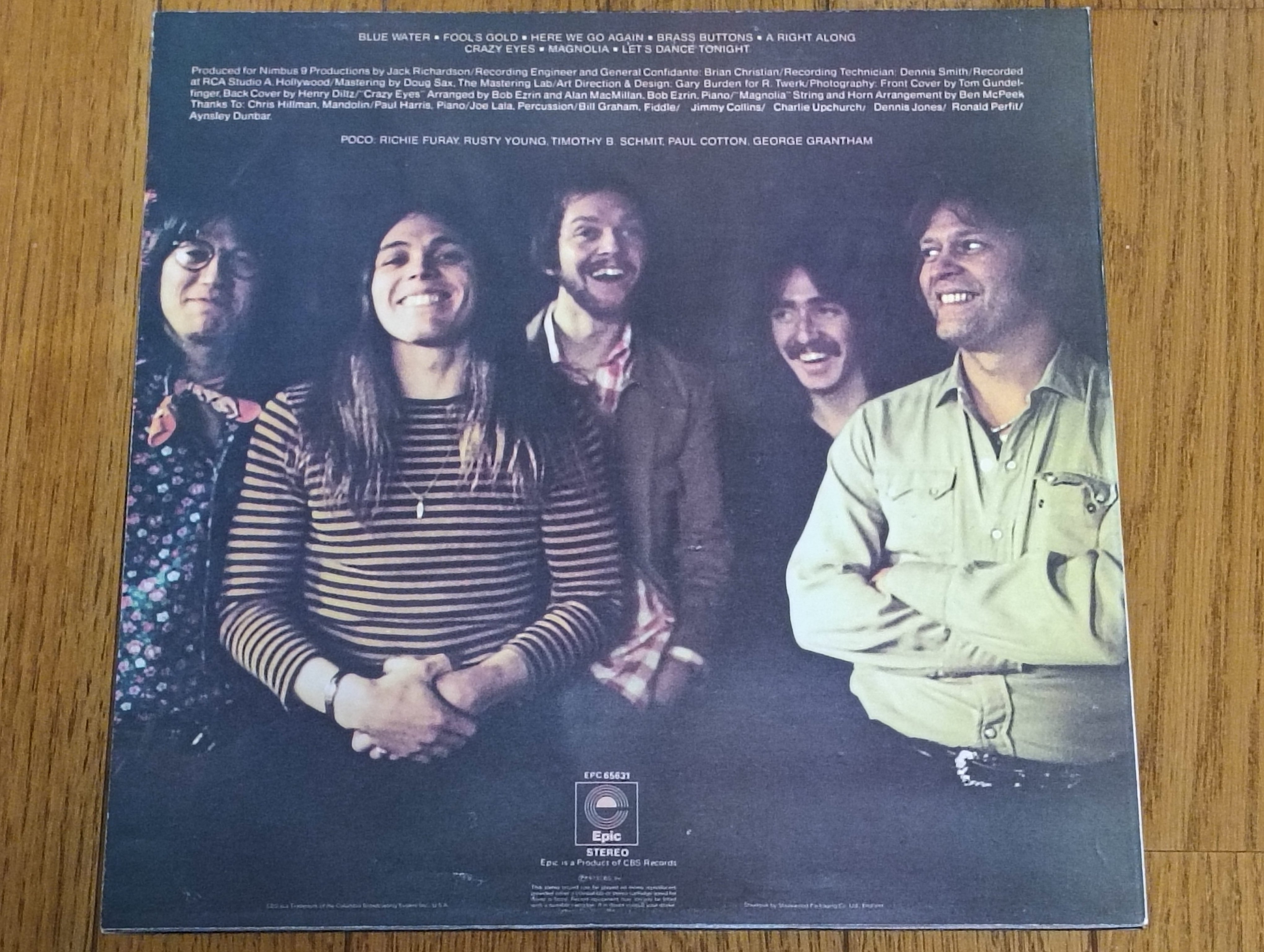 Crazy Eyes】(1973) Poco リッチー・フューレイ最後を飾る失意の鎮魂歌