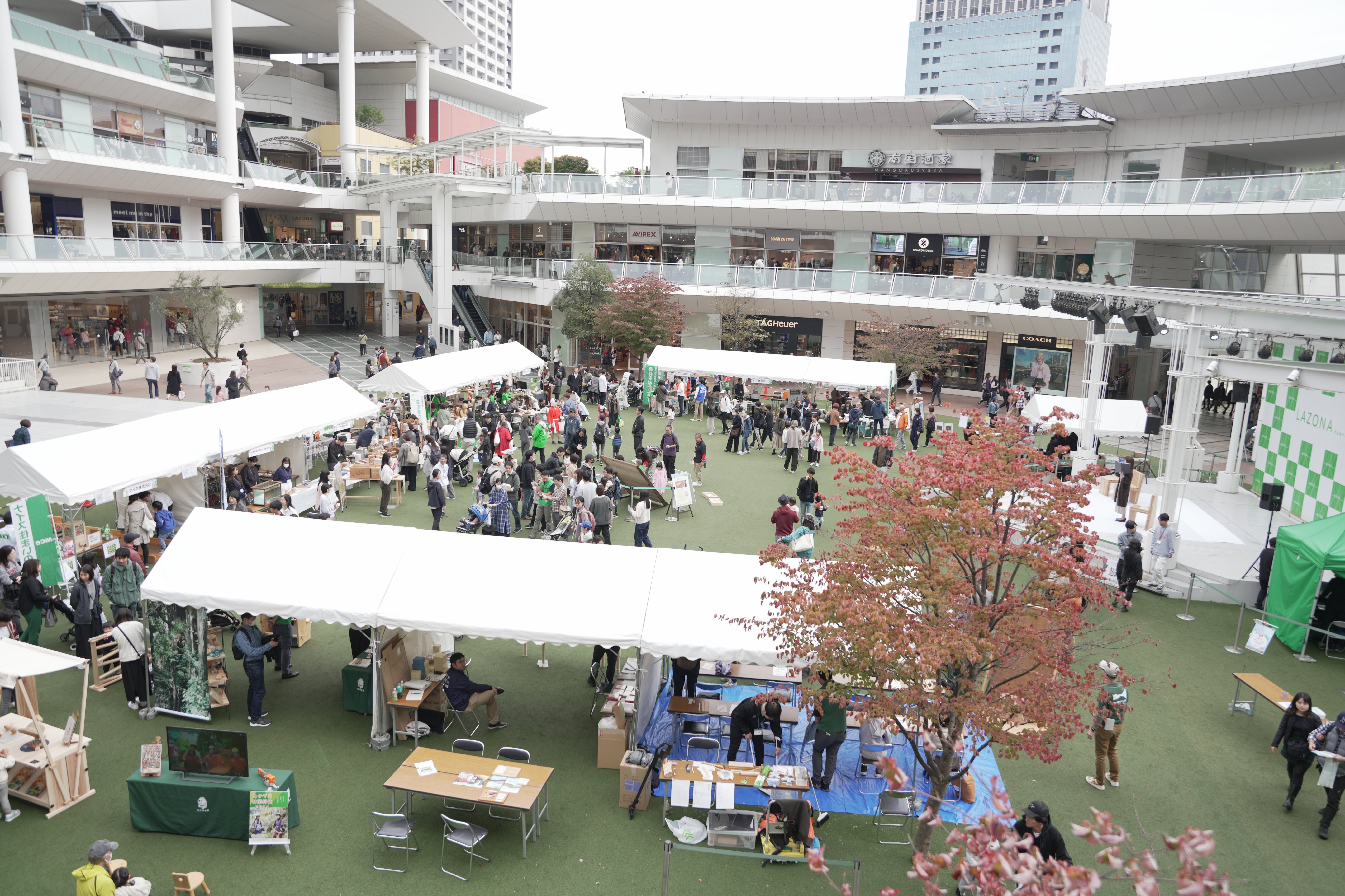 雑貨売り広場 優しい木と緑のひろば」@ラゾーナ川崎プラザを2日間開催しました