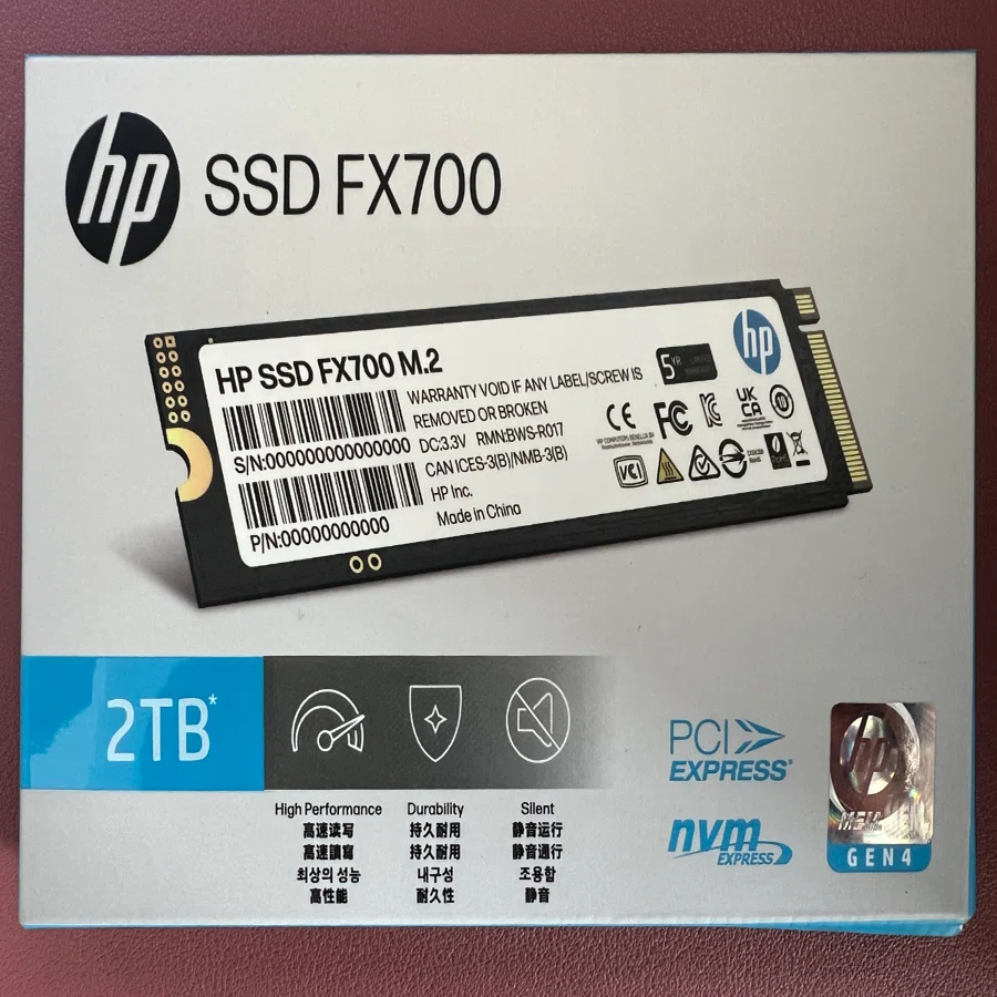Amazonのクーポンにつられて、HP FX700(M.2 SSD)を買ってみた｜EG-AID