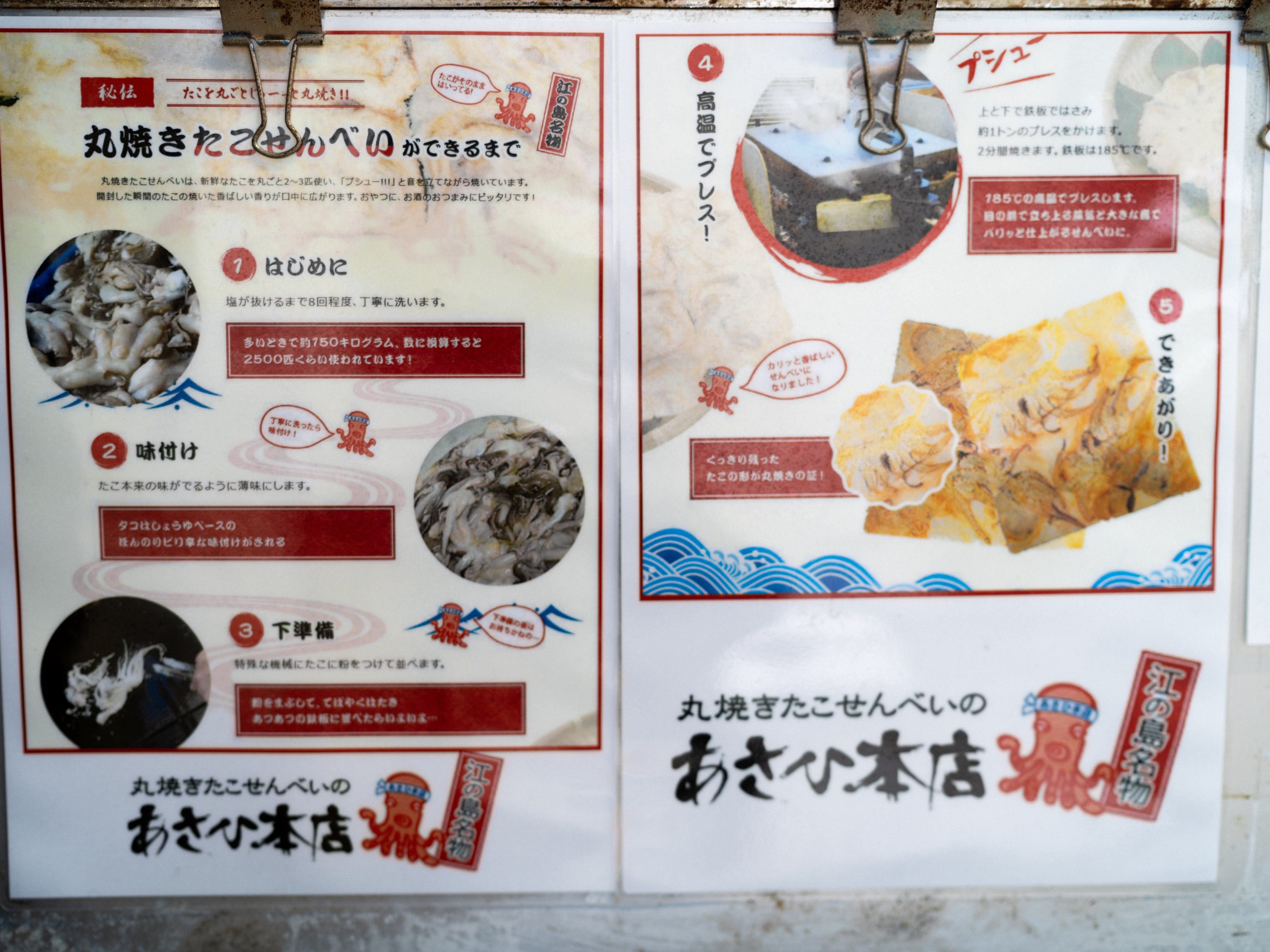 江の島名物🐙：あさひ本店のたこせんべい｜koharu