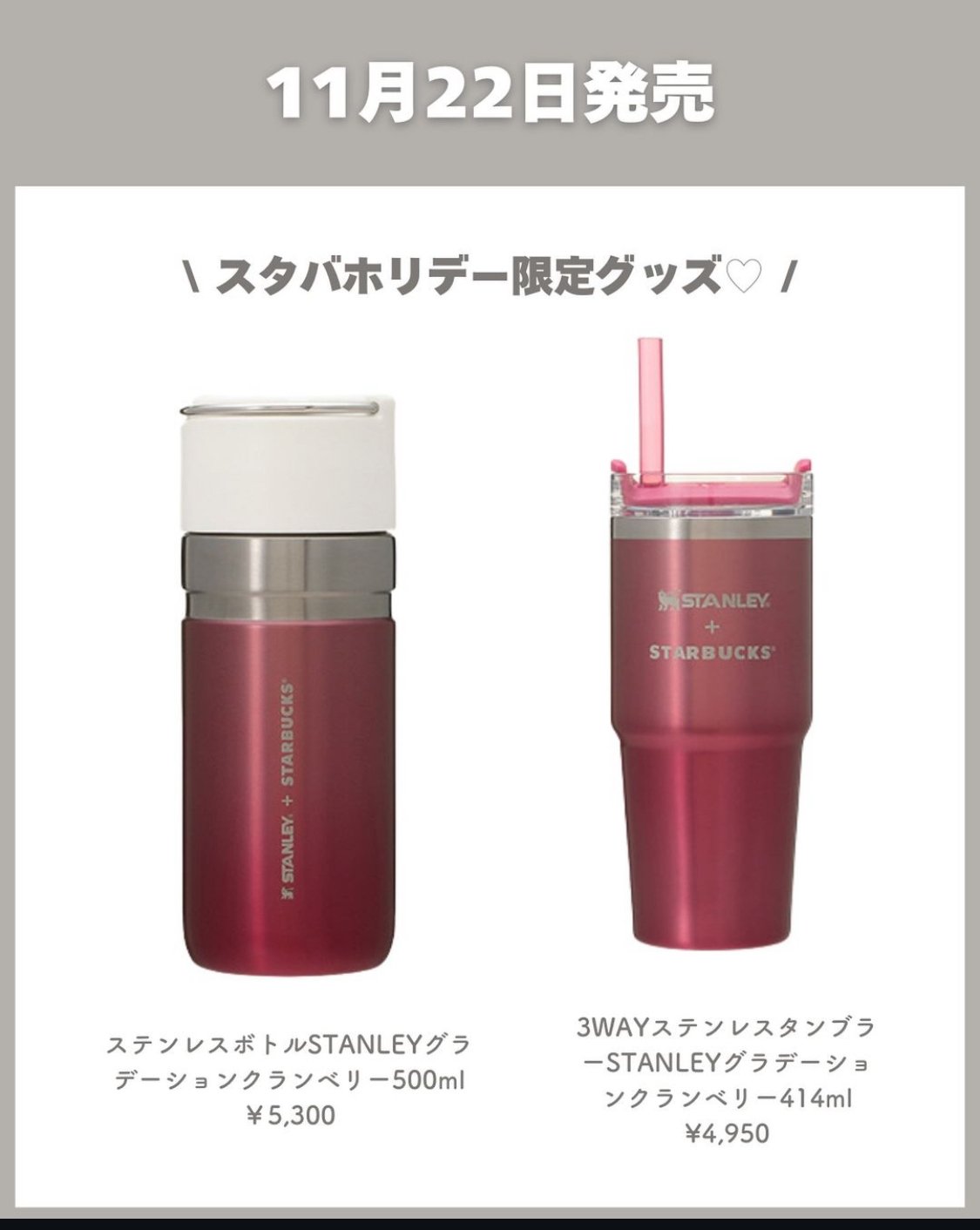 Alexia Stam Trillium ピンクタンブラー Alexia Stam Trillium ピンク